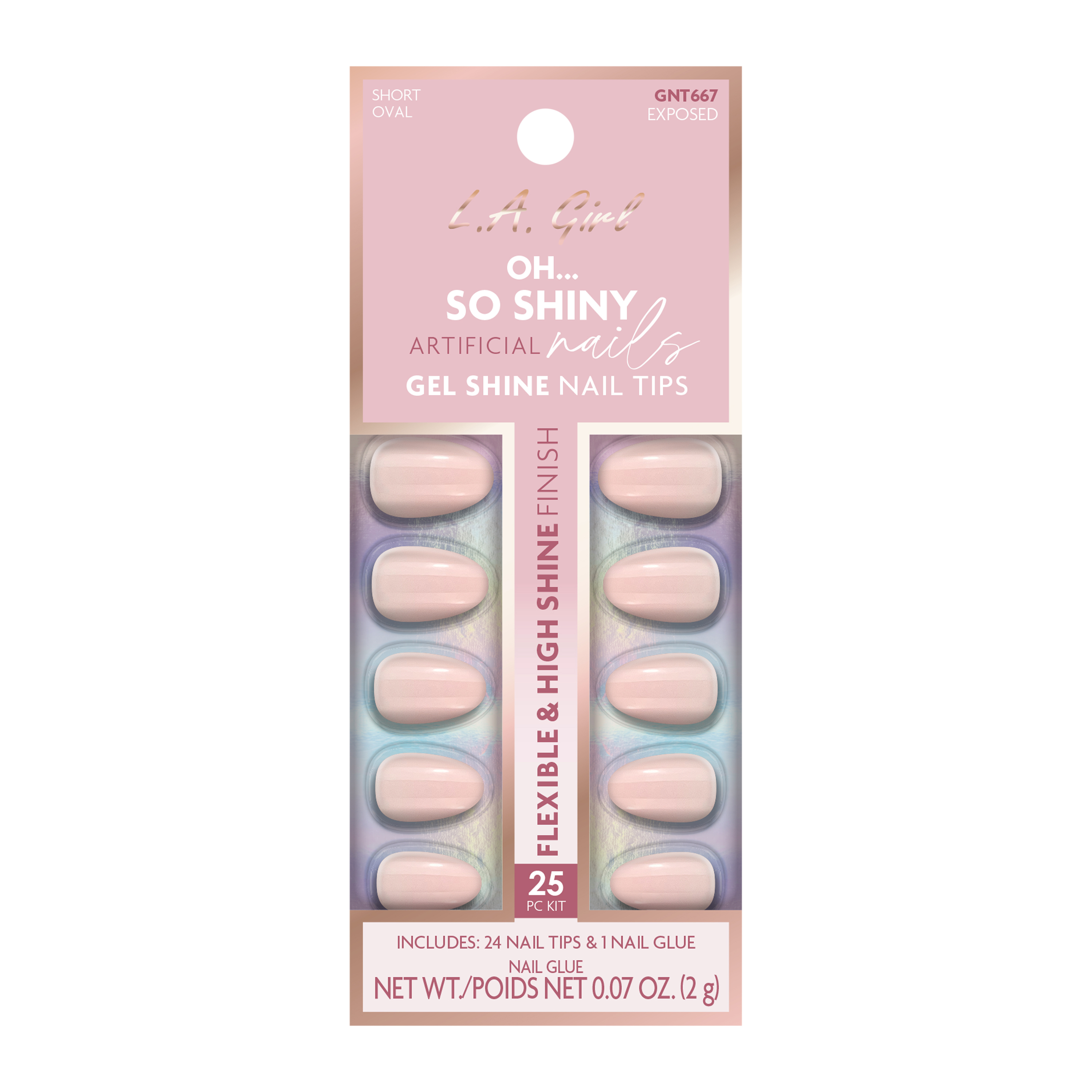 L.A. Girl® Oh So Shiny Nail Tips 25-Count