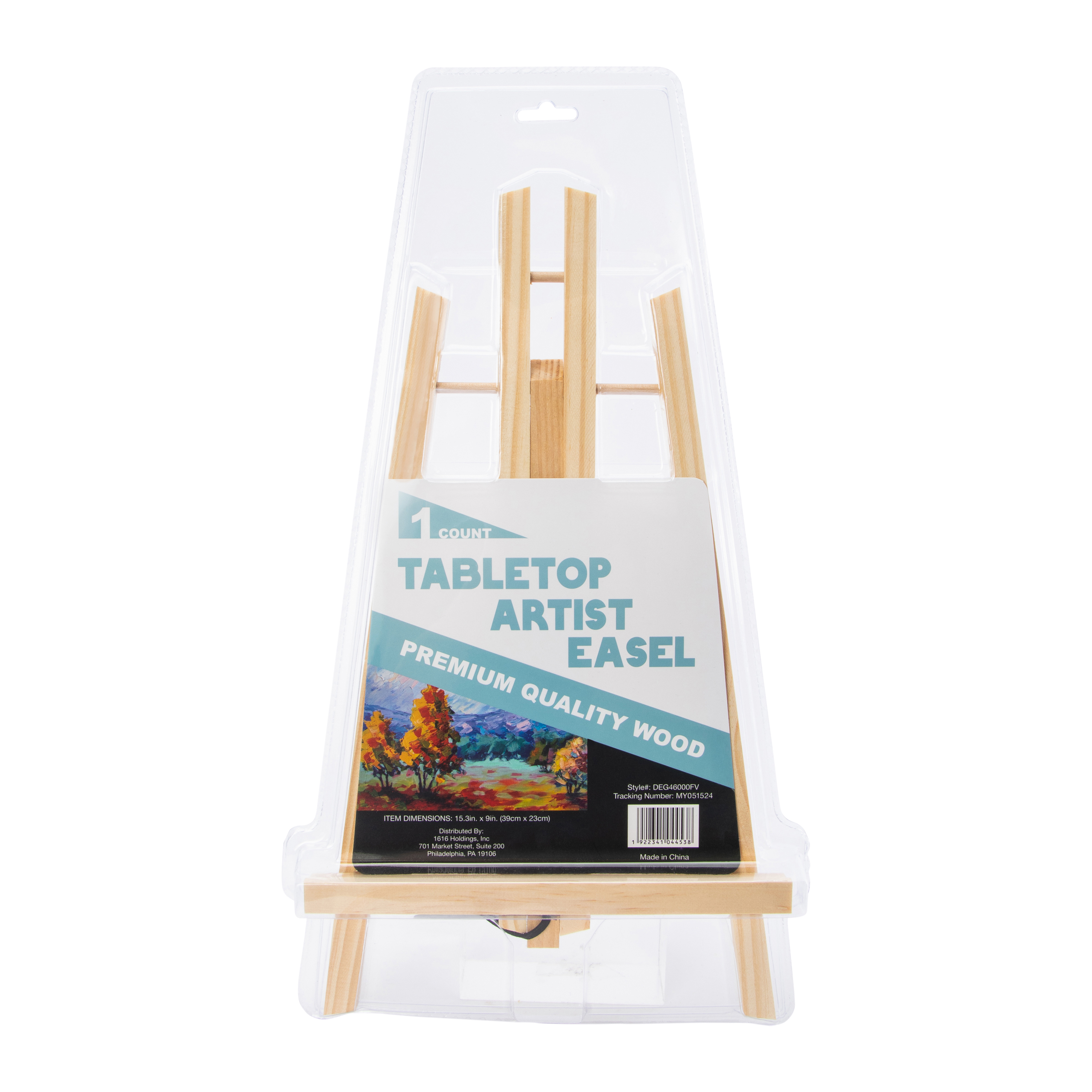 Wooden Tabletop Easel 15.5in x 9.2in