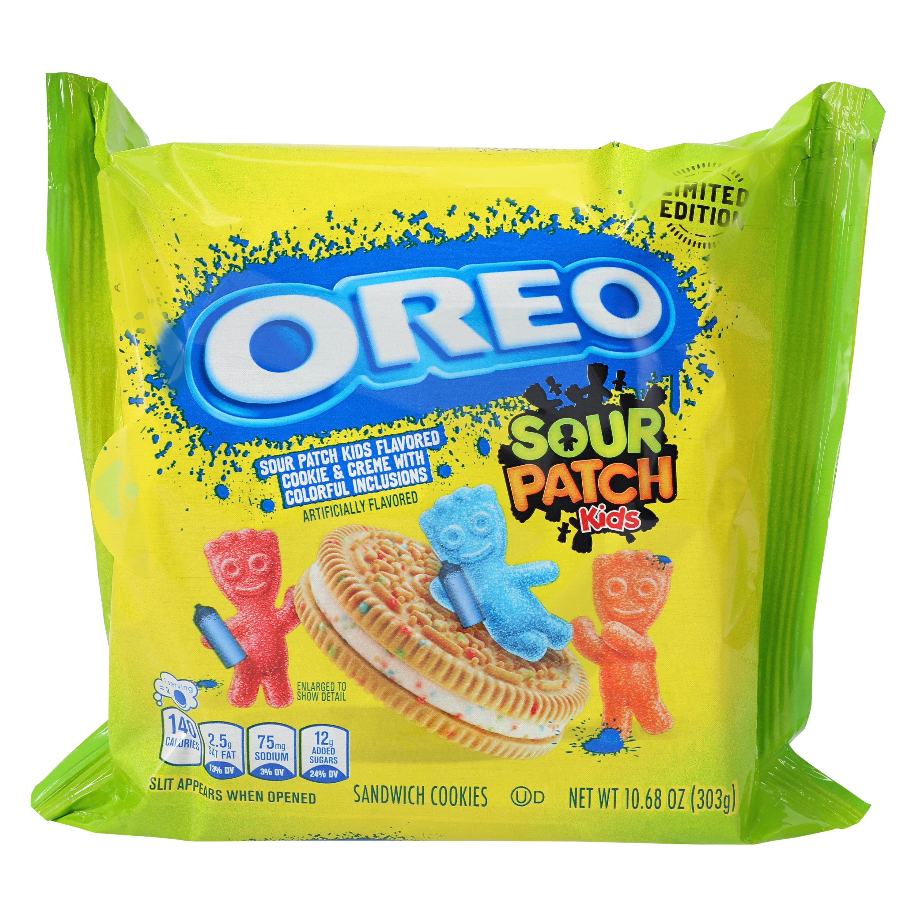Oreo® x Sour Patch Kids® Limited Edition Sandwich Cookies 10.68oz