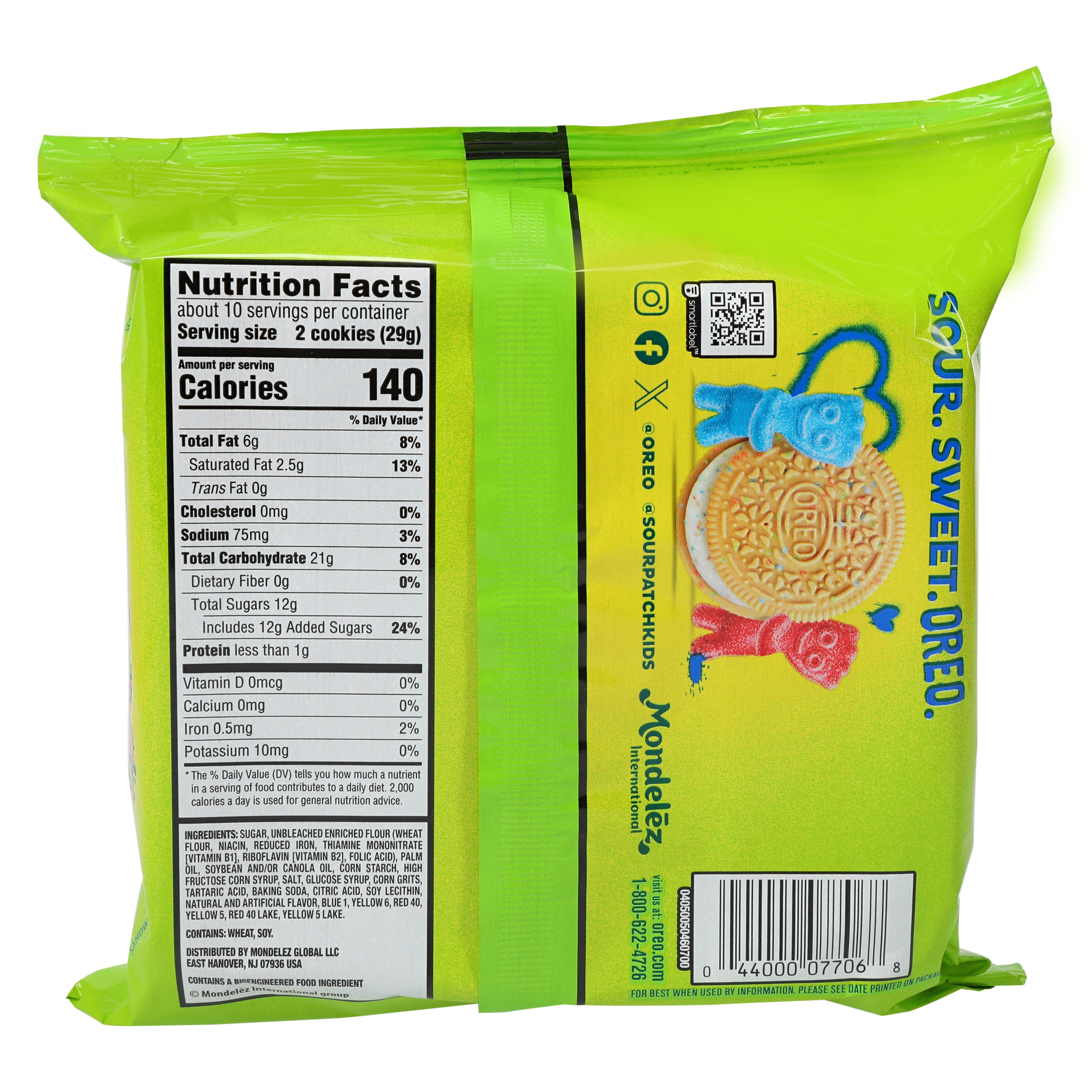 Oreo® x Sour Patch Kids® Limited Edition Sandwich Cookies 10.68oz