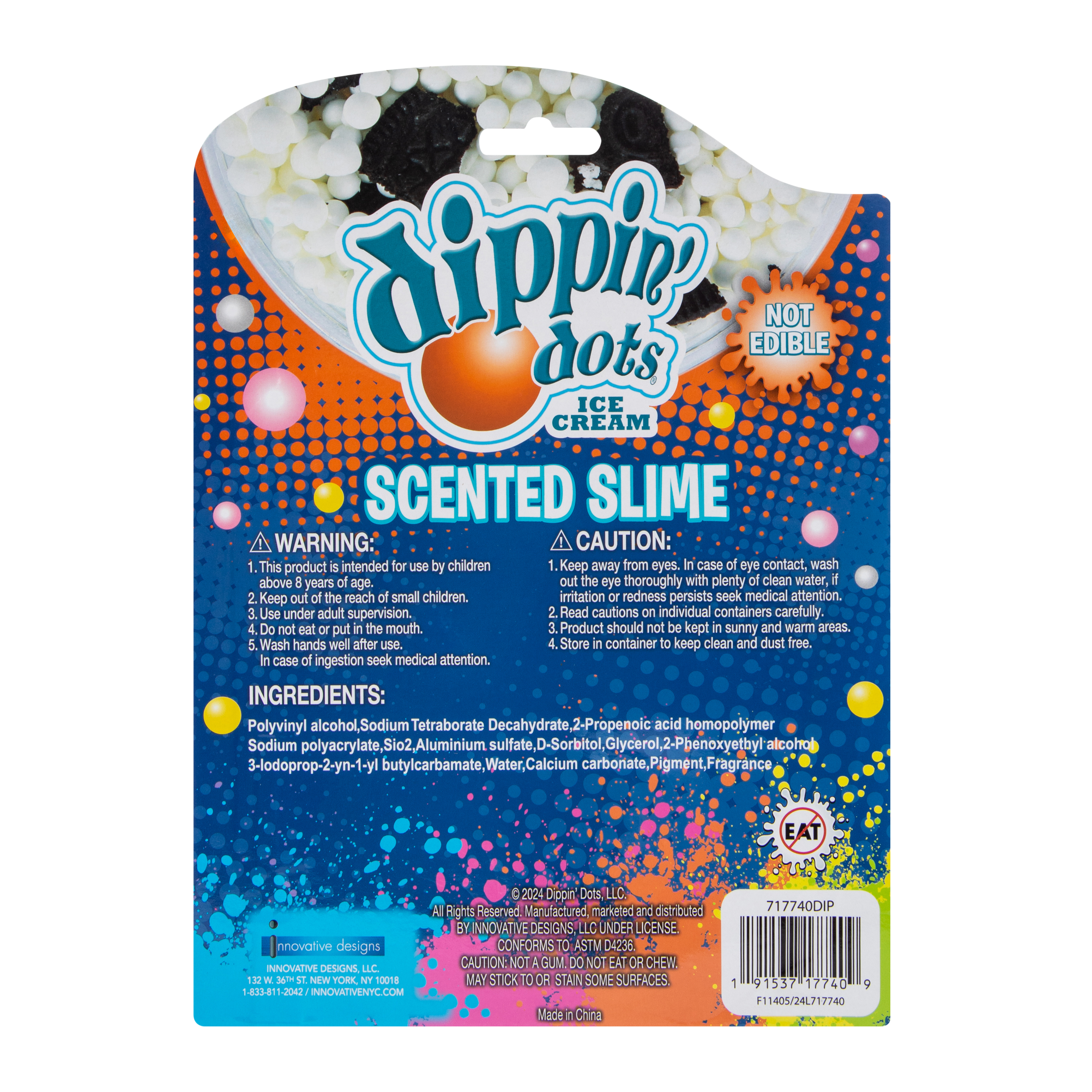 Dippin' Dots Scented Slime