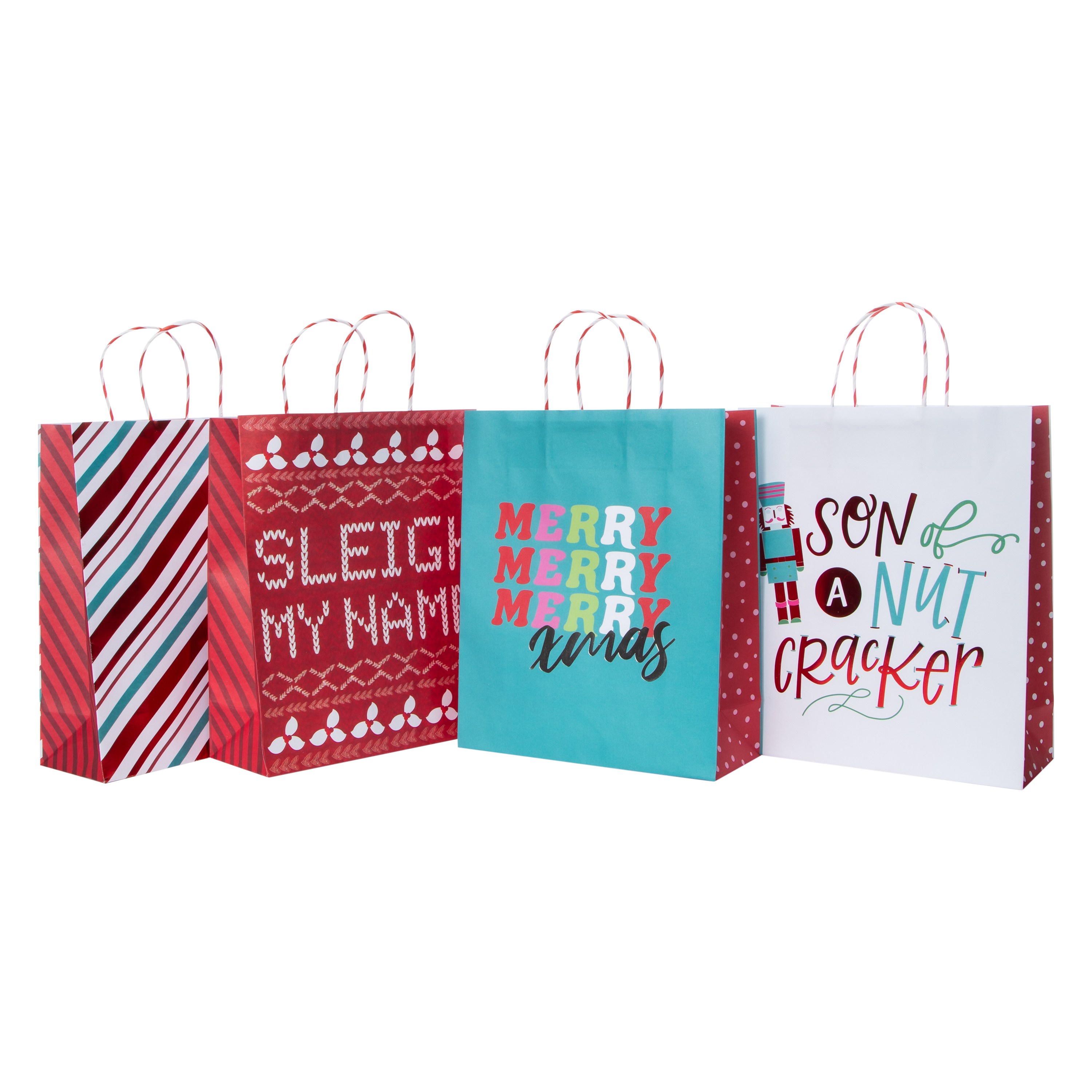 Large Kraft Gift Bag 4-count