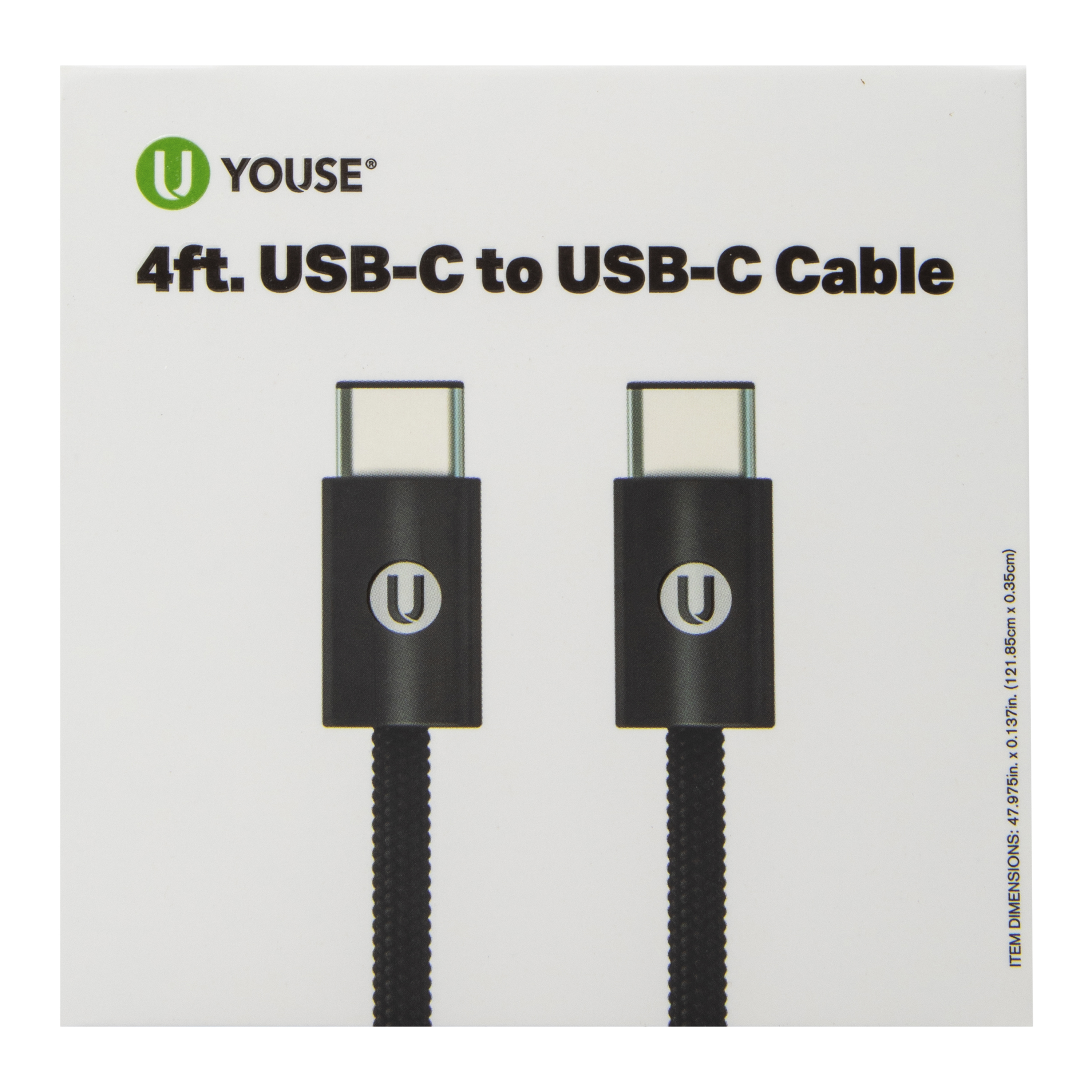 USB-C to Cable 4ft