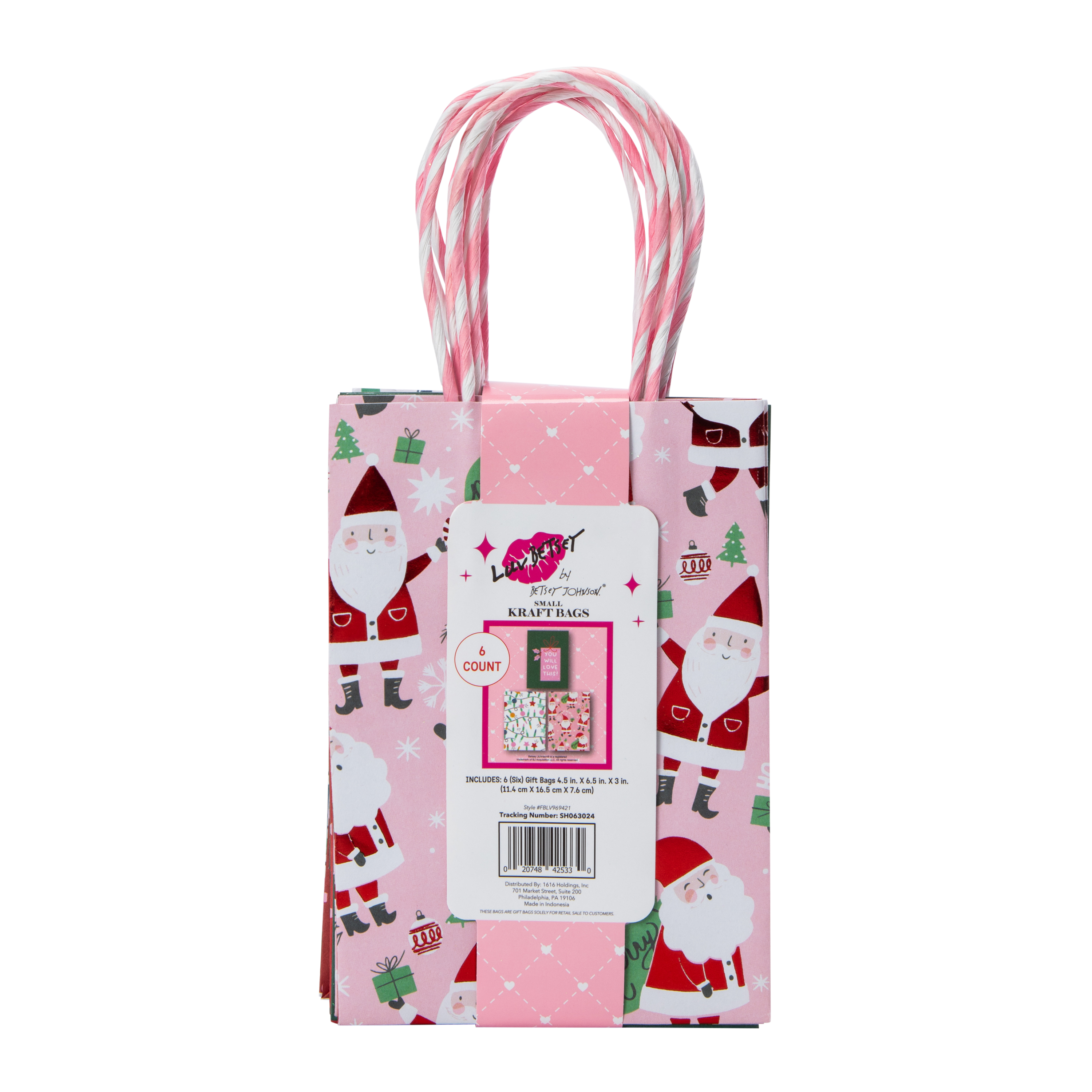 Luv Betsey by Betsey Johnson® Small Kraft Bags 6-Count