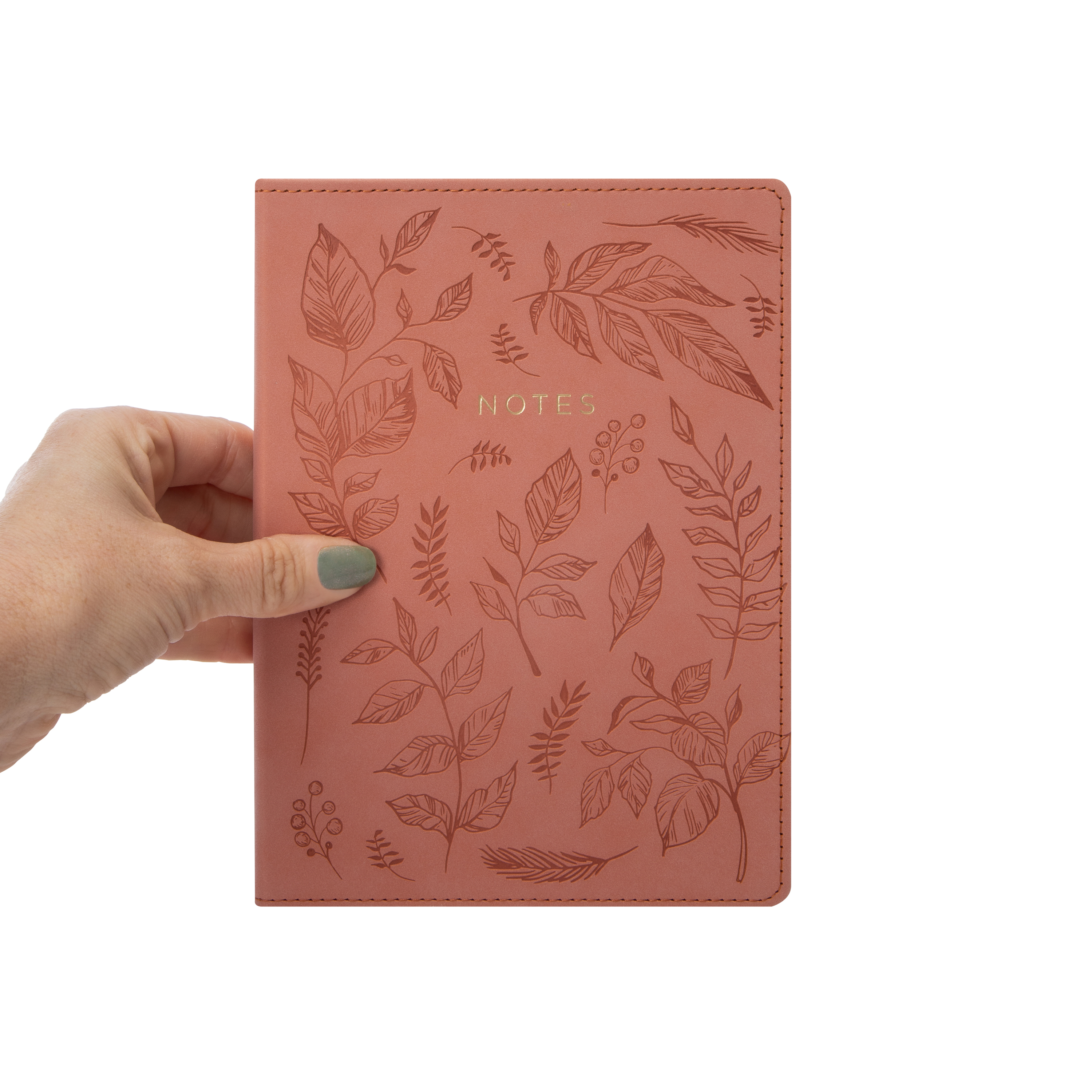 Embossed Suede Journal 6in x 8in