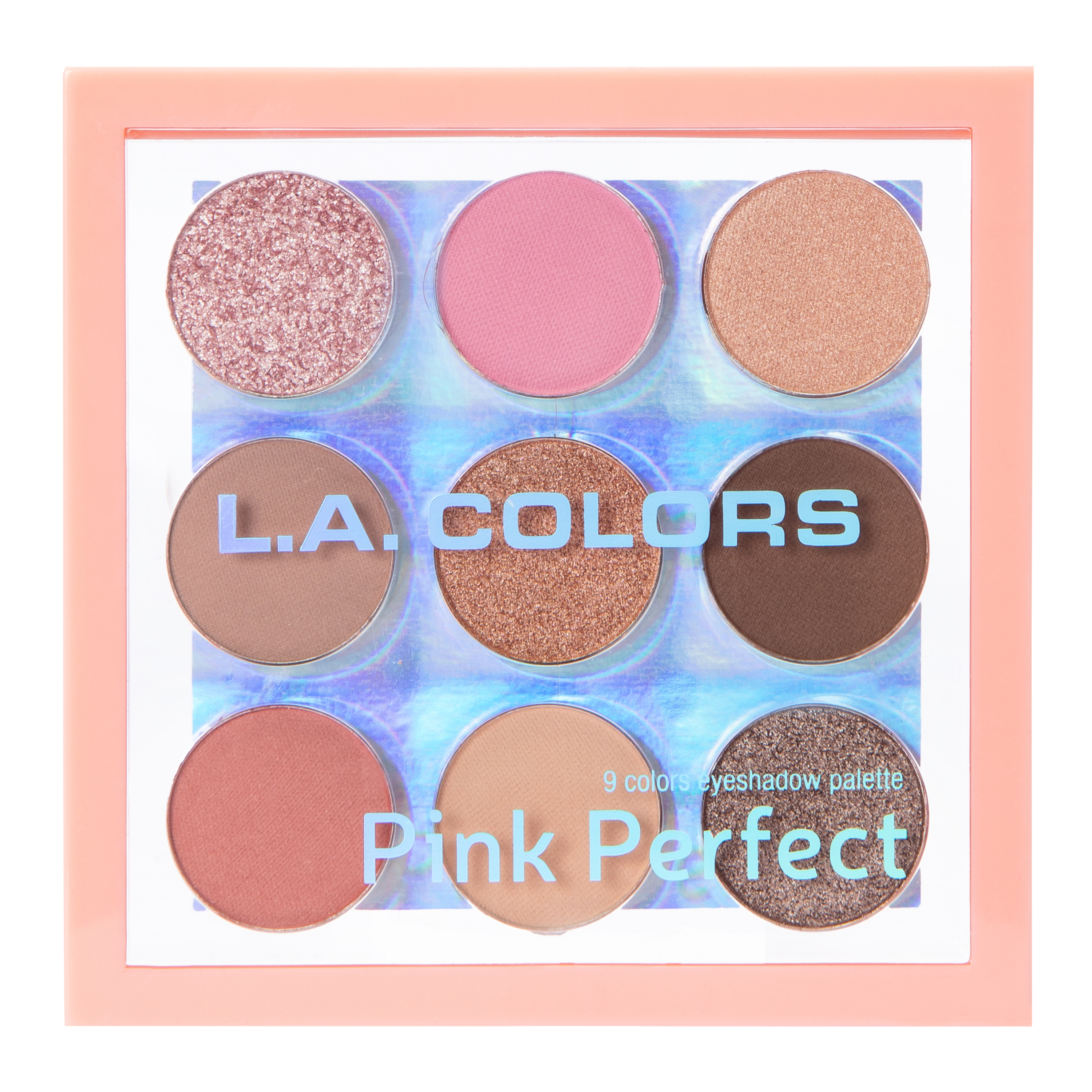 L.A. Colors® Eyeshadow Palette 9-Count - Pink Perfect