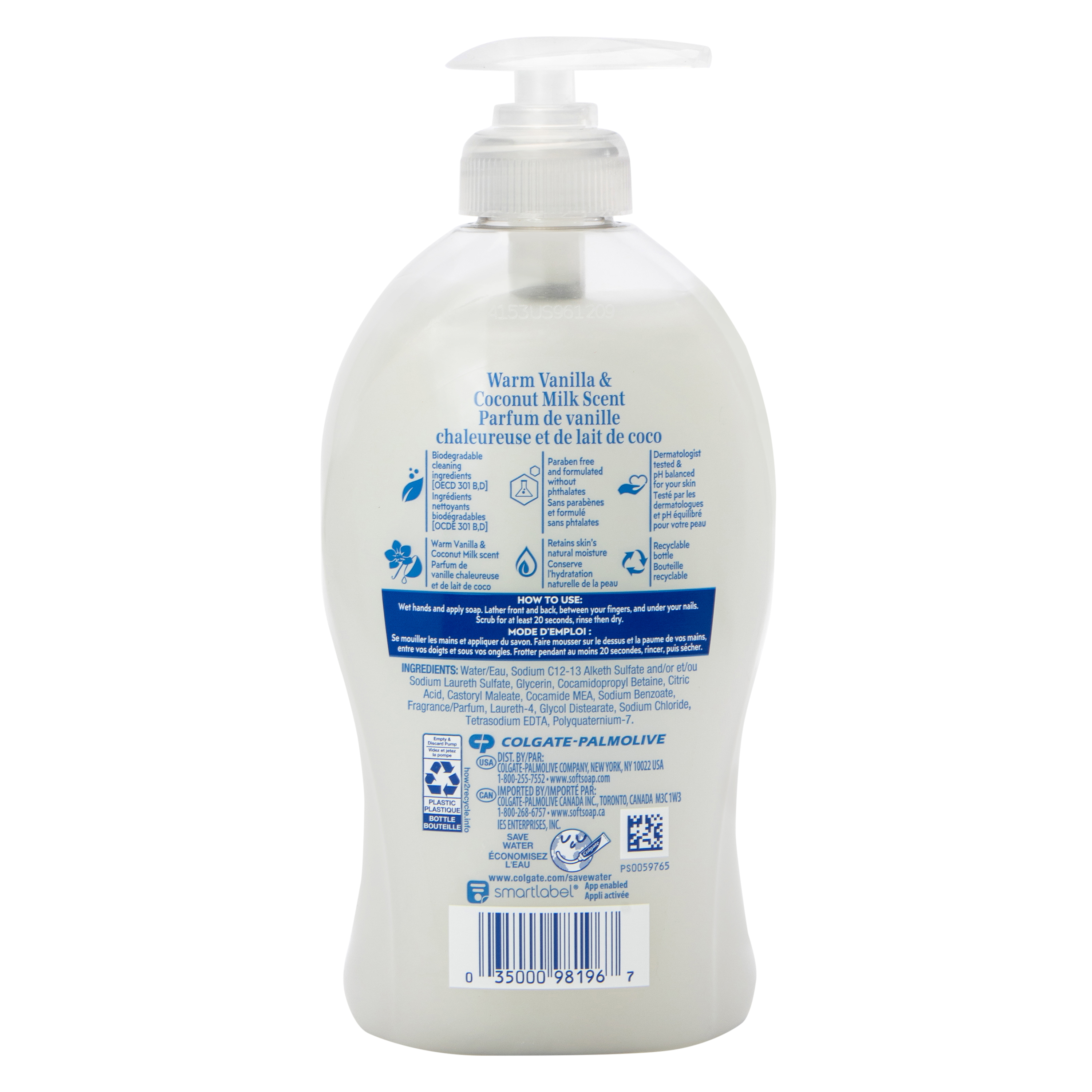 Softsoap® Moisturizing Hand Soap 11.25oz - Warm Vanilla & Coconut Milk