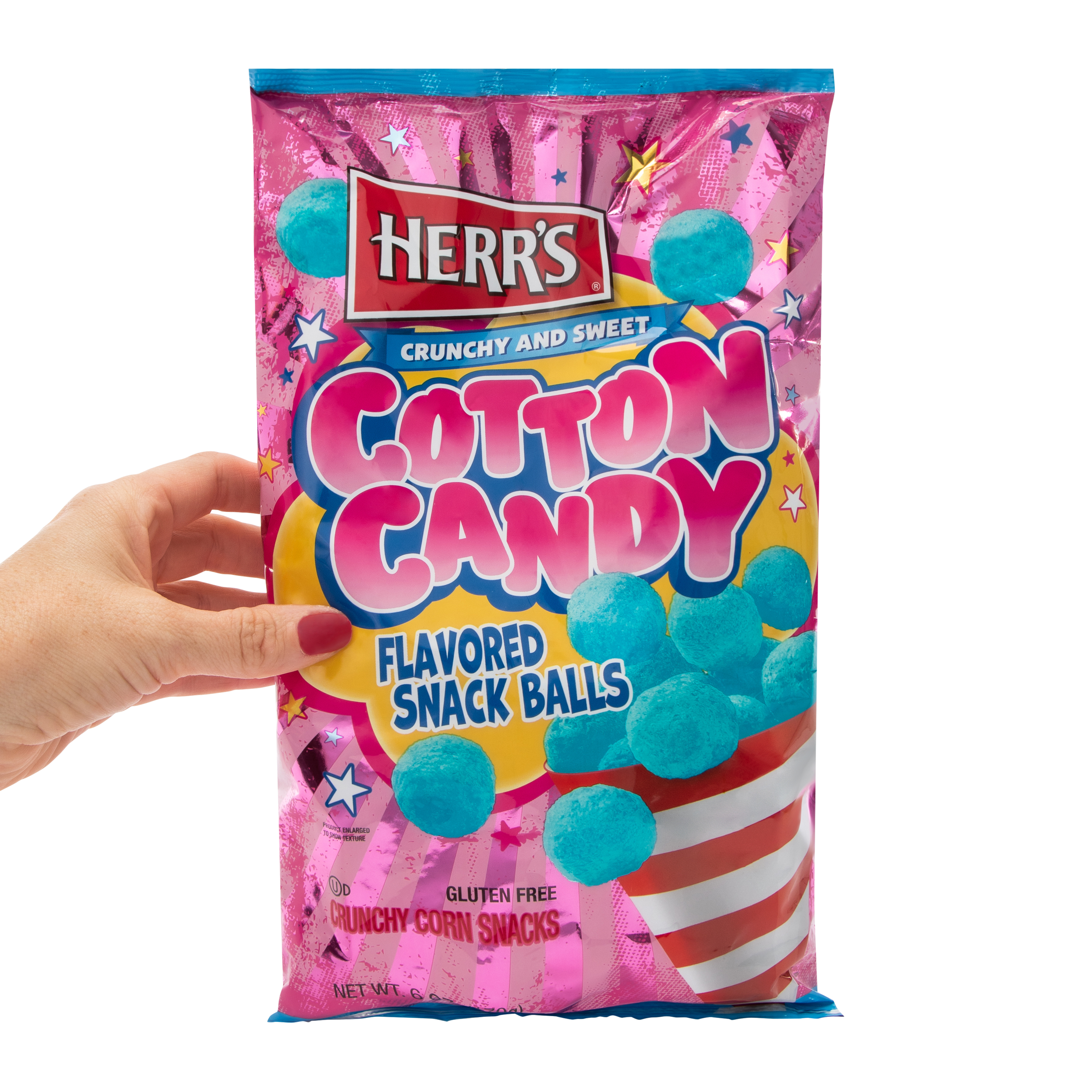 Herr's® Cotton Candy Flavored Snack Balls 6oz