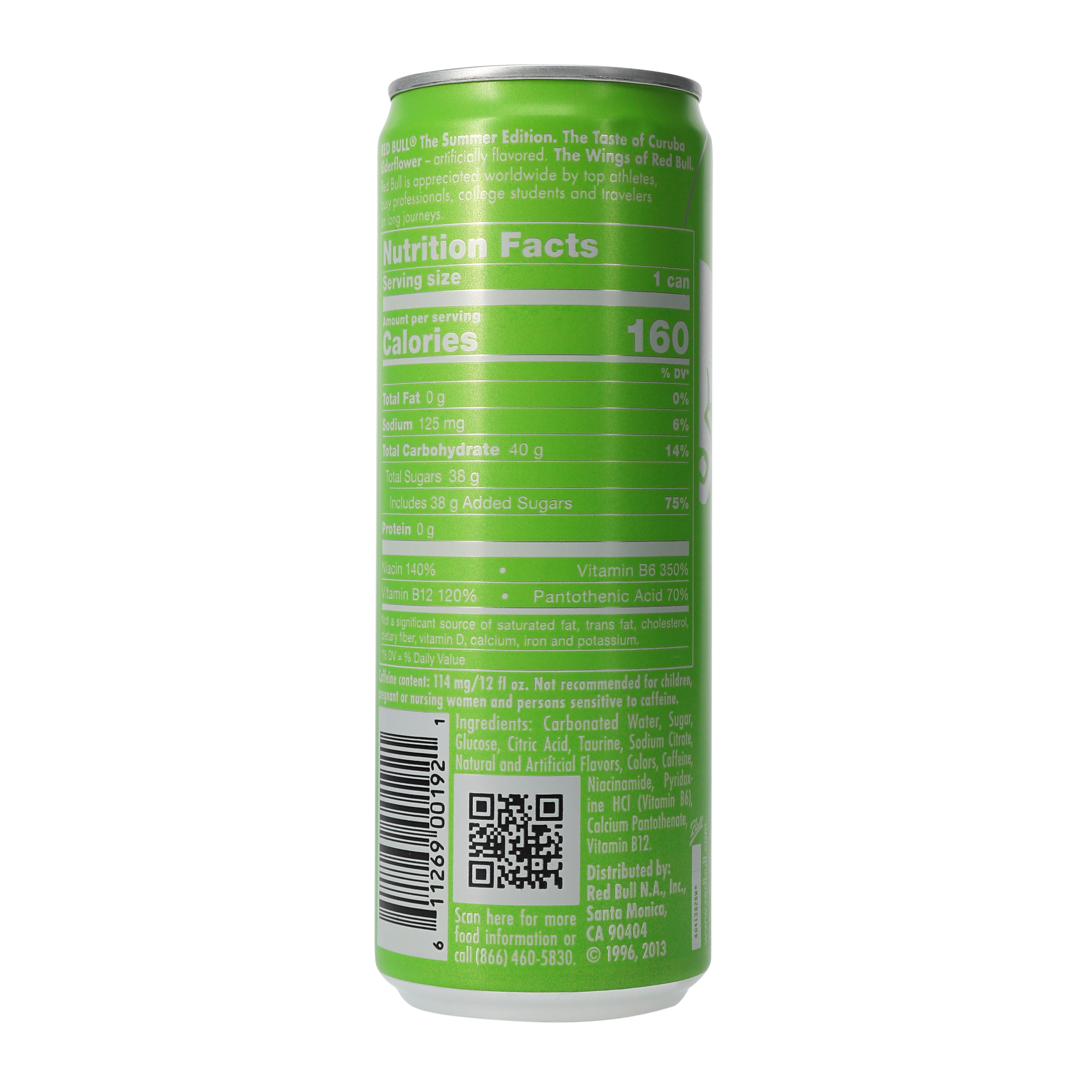 Red Bull® Elderflower Energy Drink, The Summer Edition 12oz