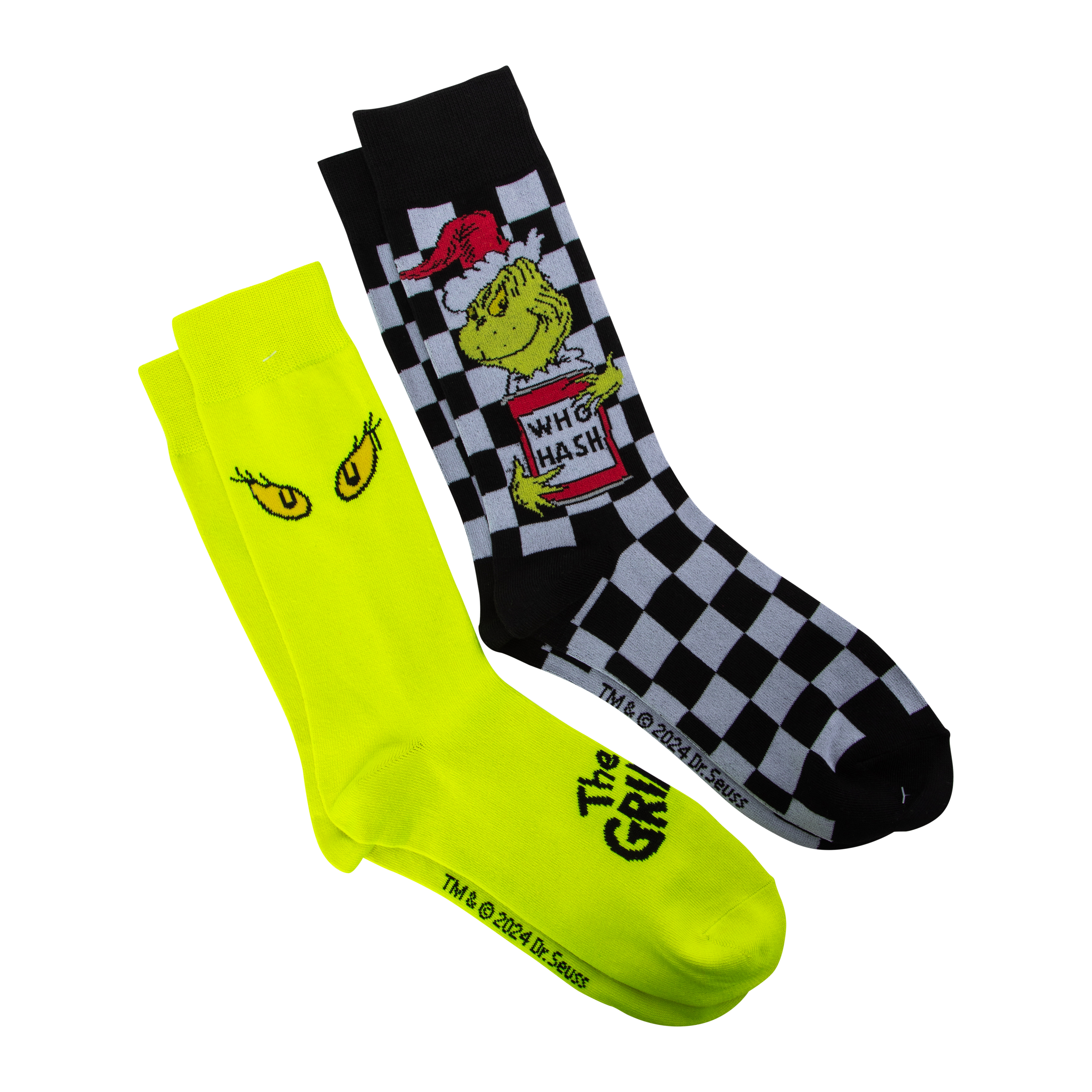 Dr. Seuss™ The Grinch Mens Crew Socks 2-Pack | Five Below