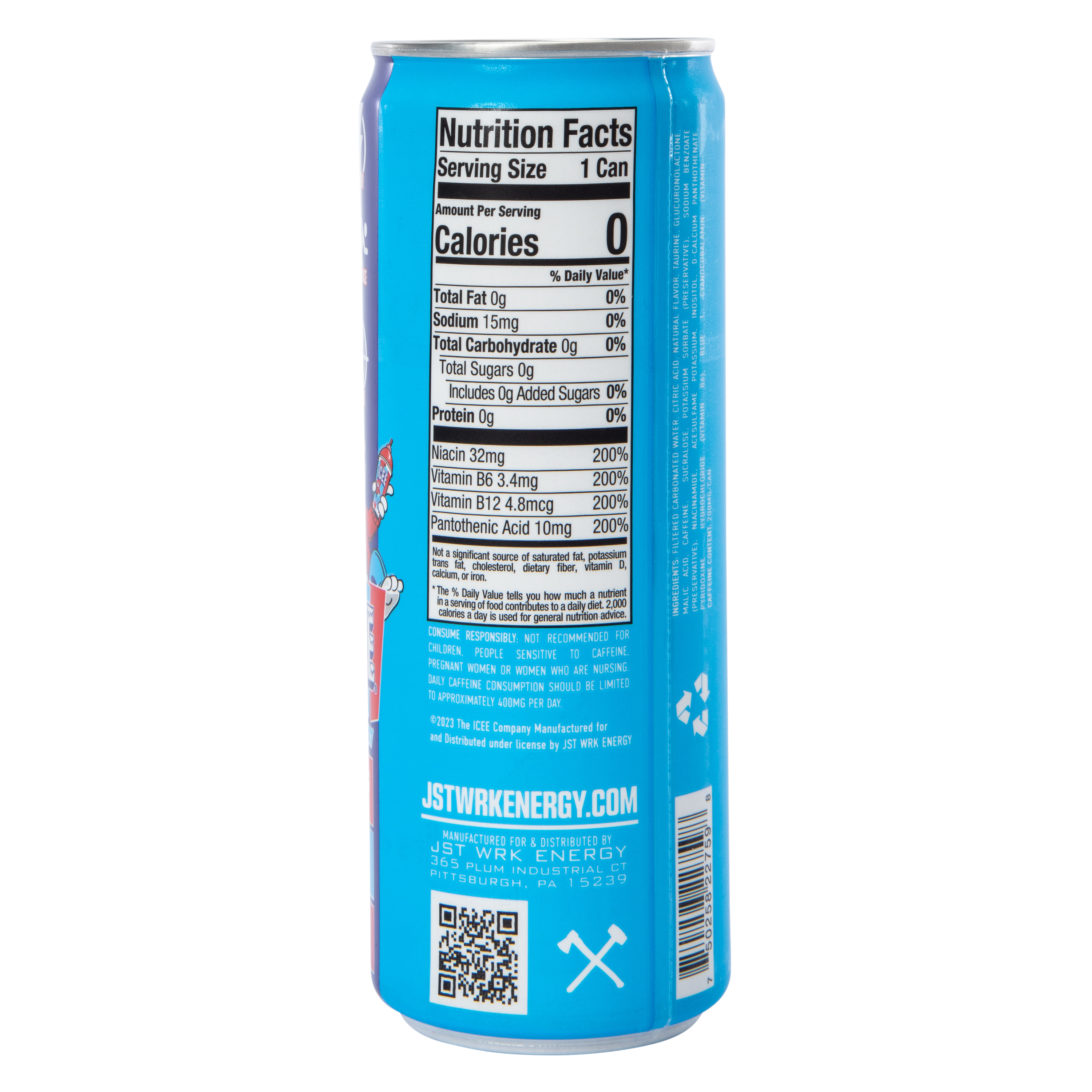Jst Wrk™ x ICEE® Energy Drink 12oz