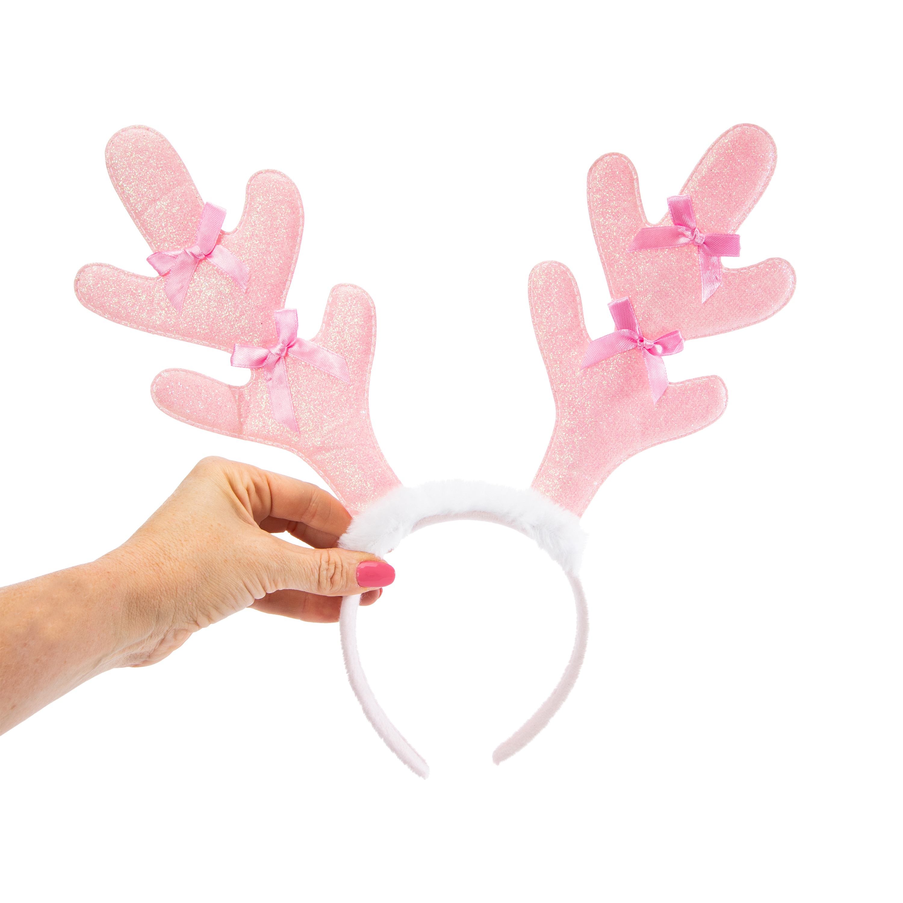 Glitter Antler Christmas Headband