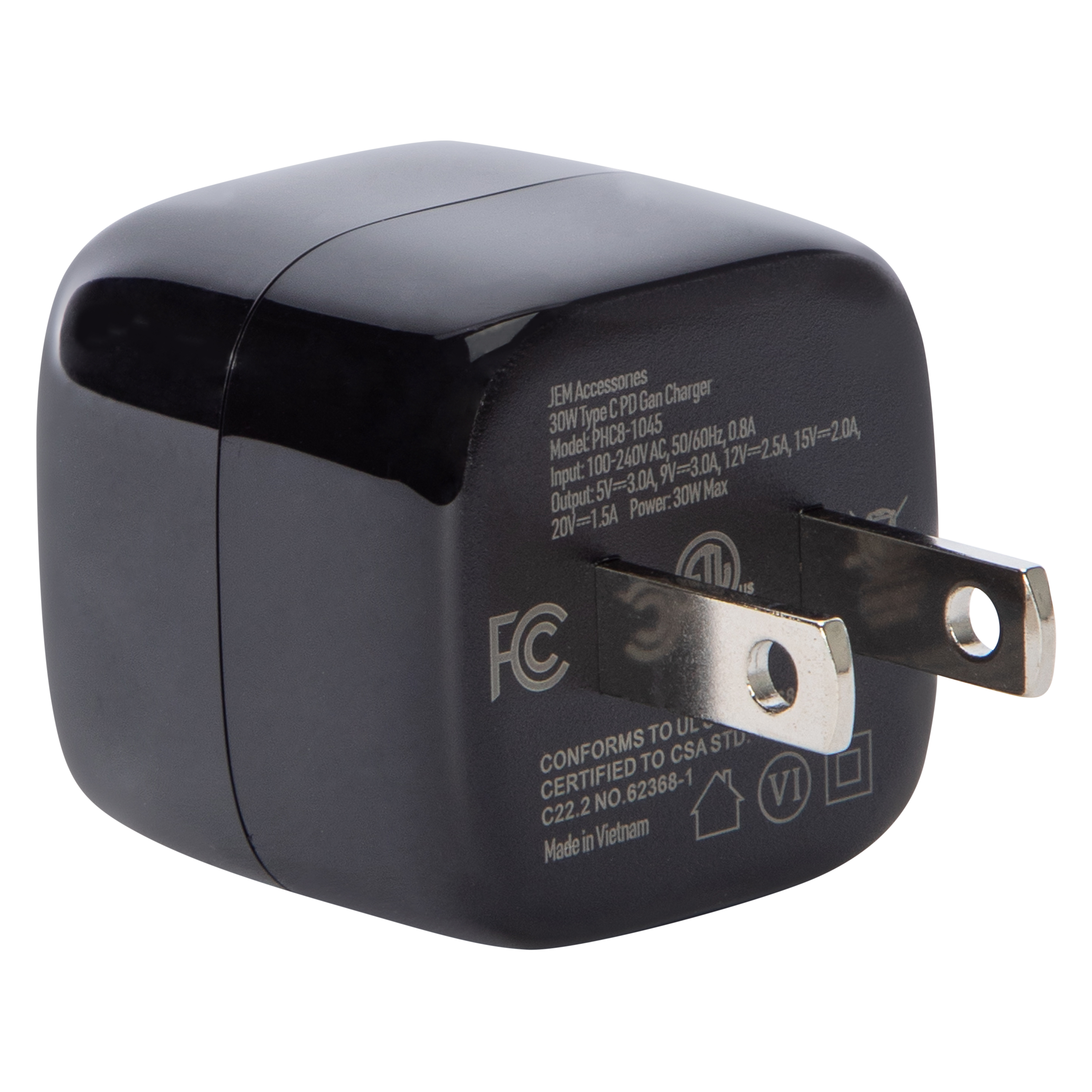 30W GaN Power Delivery USB-C Charger