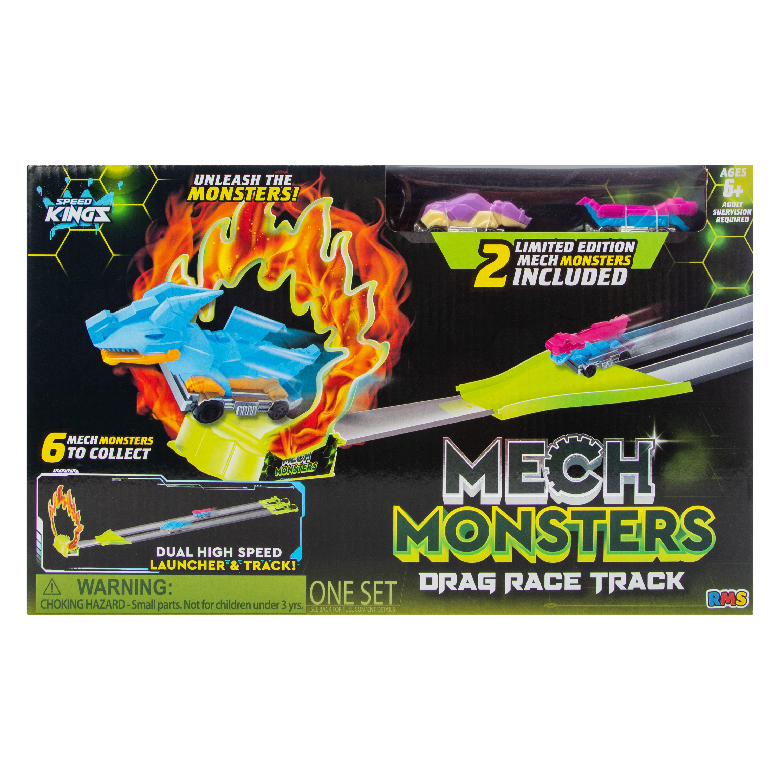 Mech Monsters Drag Race Track Set (Styles May Vary)