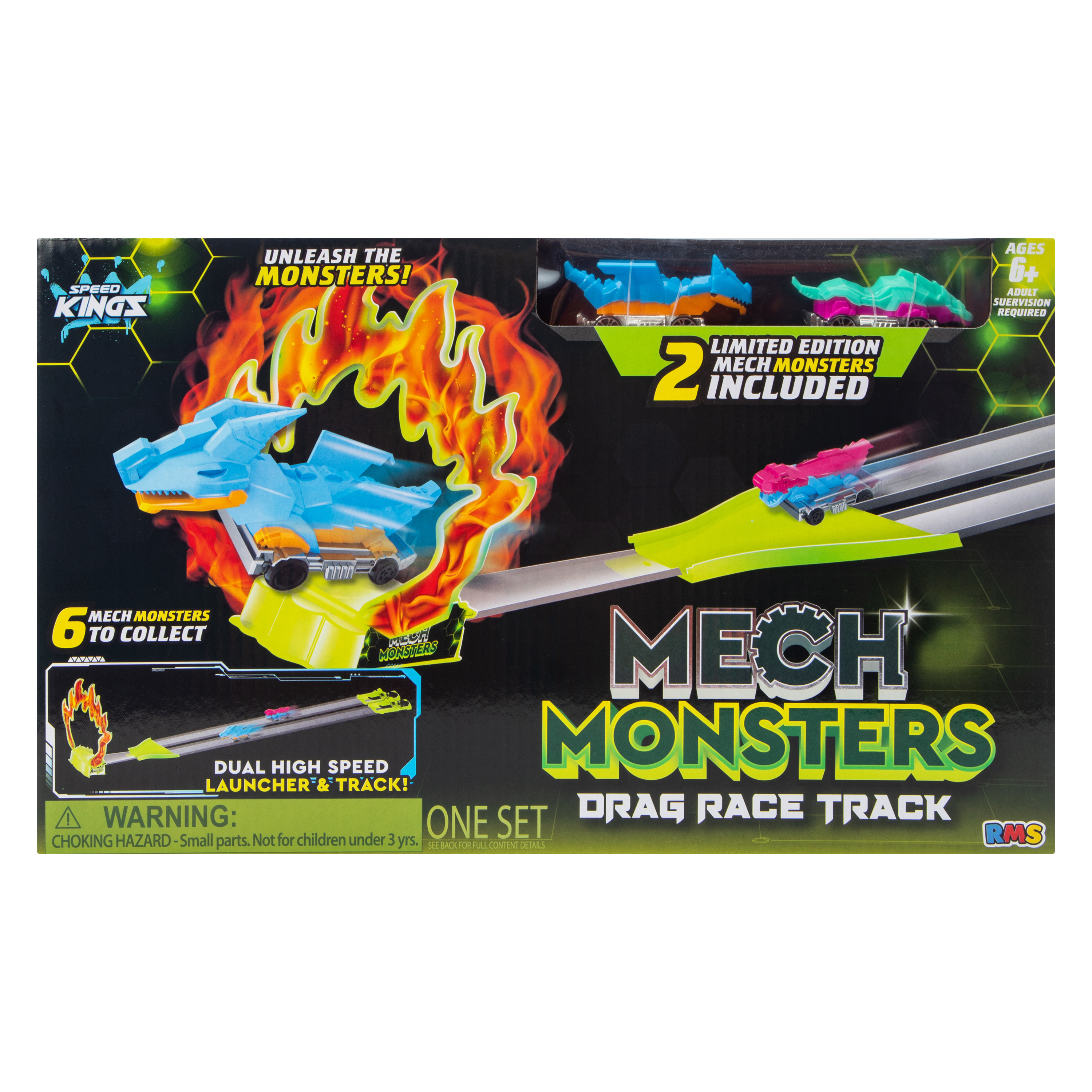 Mech Monsters Drag Race Track Set (Styles May Vary)