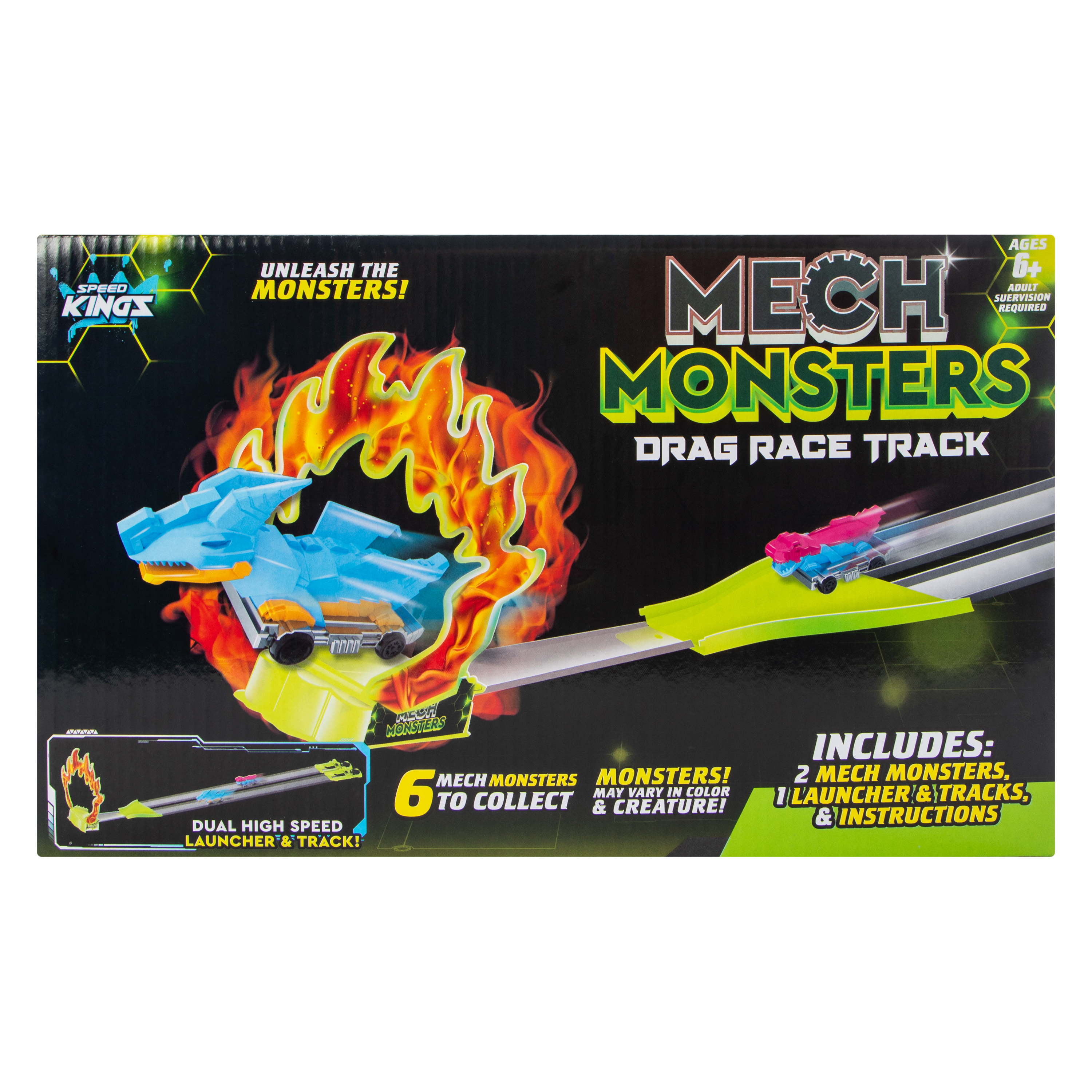 Mech Monsters Drag Race Track Set (Styles May Vary)