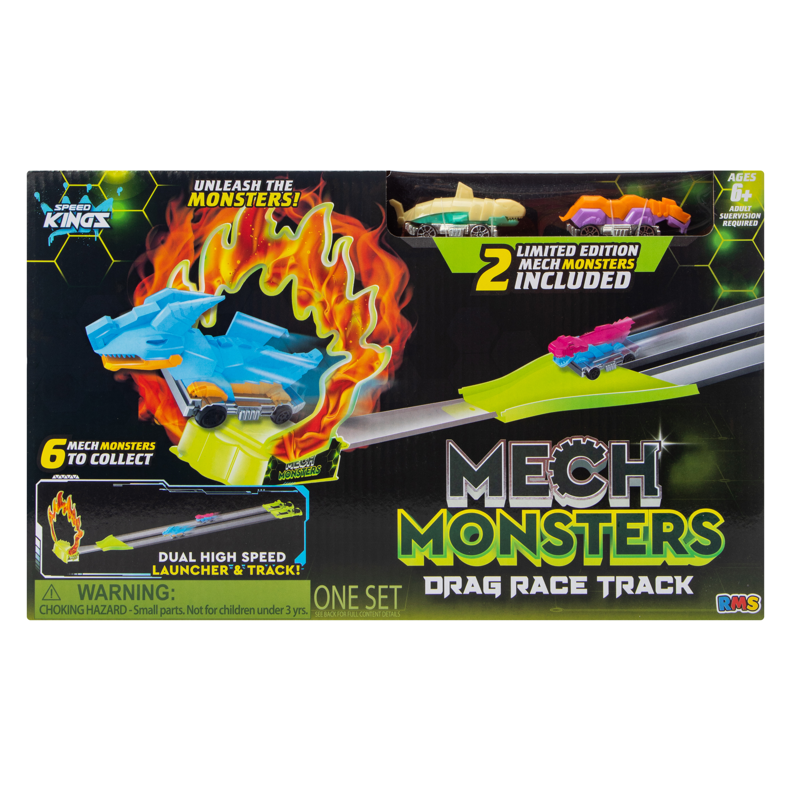 Mech Monsters Drag Race Track Set (Styles May Vary)