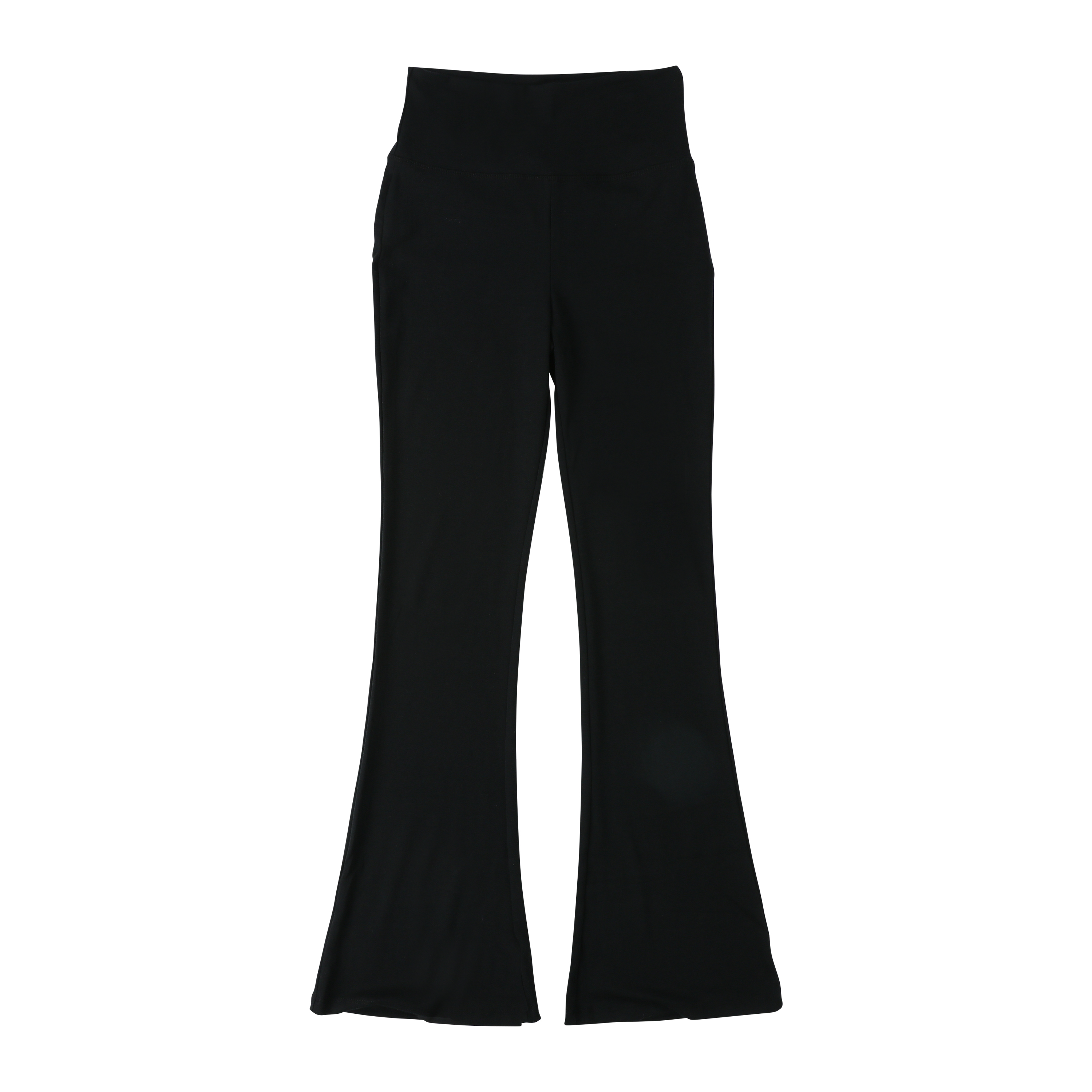 Cotton Blend Flare Pants