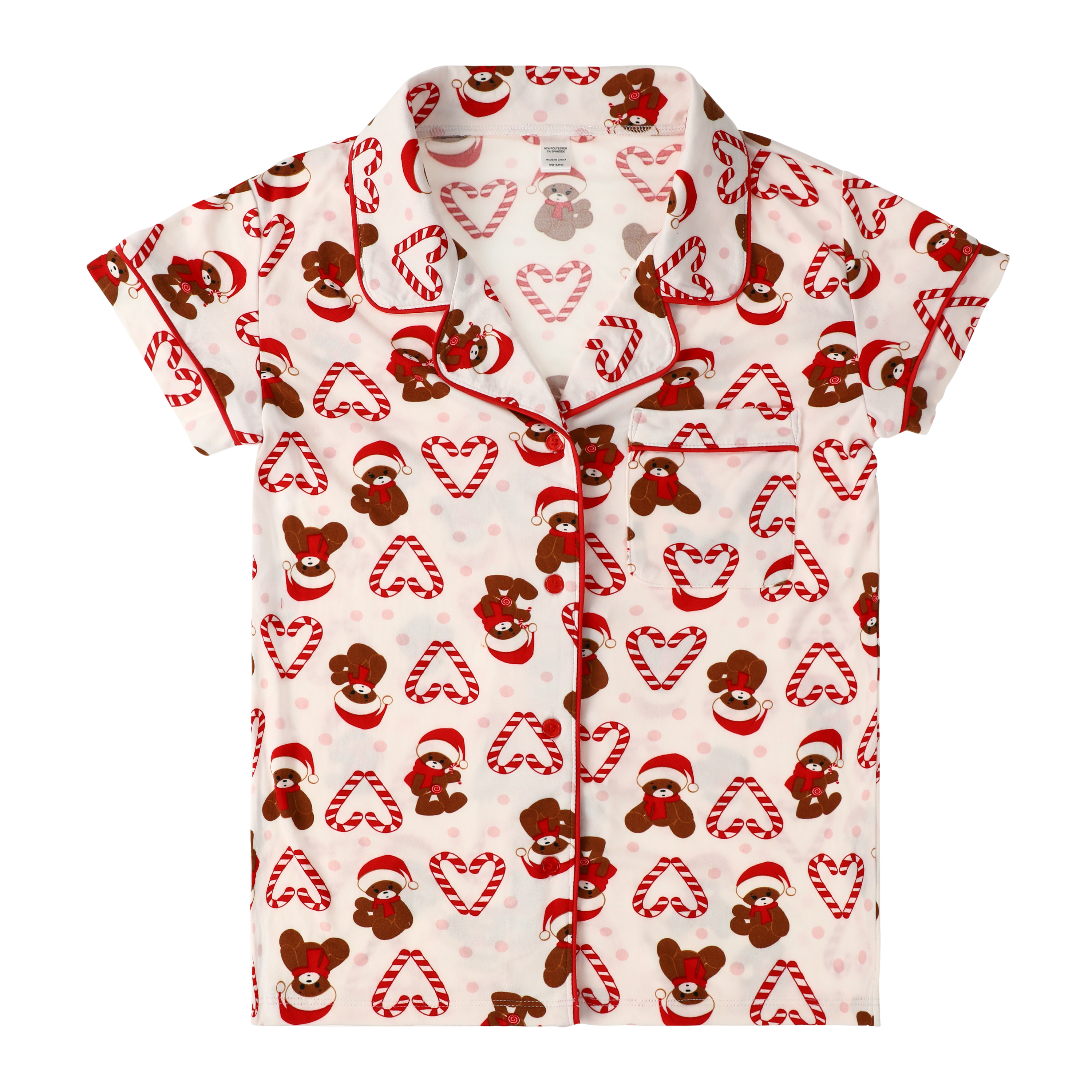 Short-Sleeve Christmas PJ Shirt