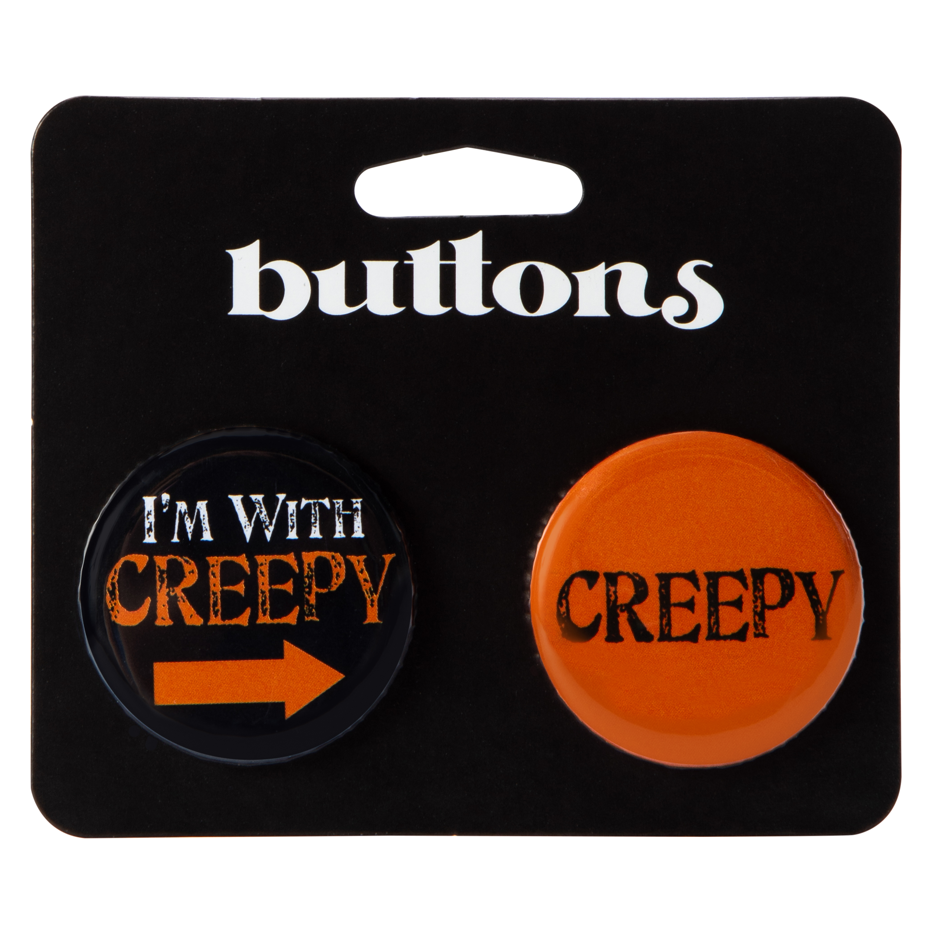 Halloween Pinback Buttons 2-Count