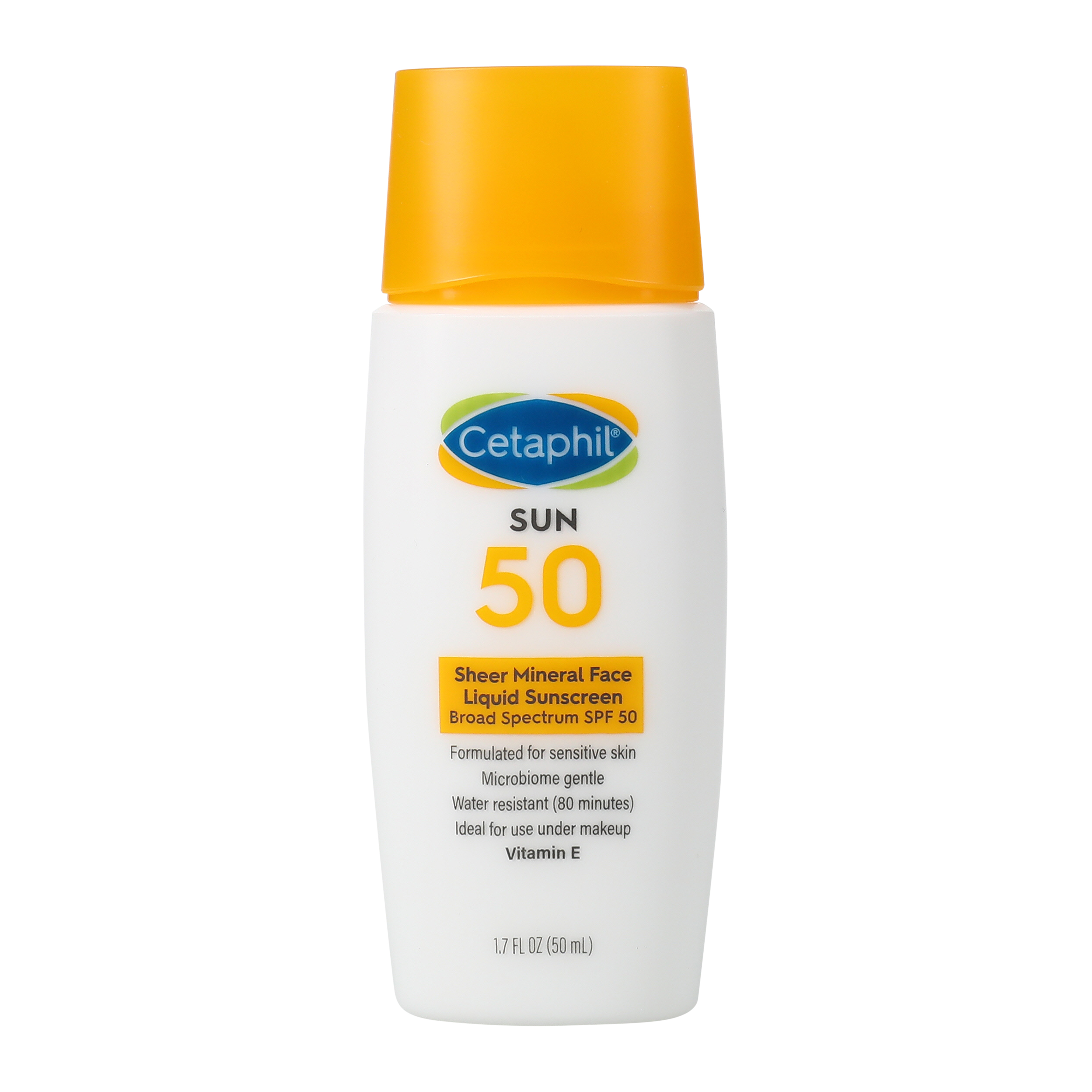 Cetaphil® Sheer Mineral Face Liquid Sunscreen SPF 50 1.7oz