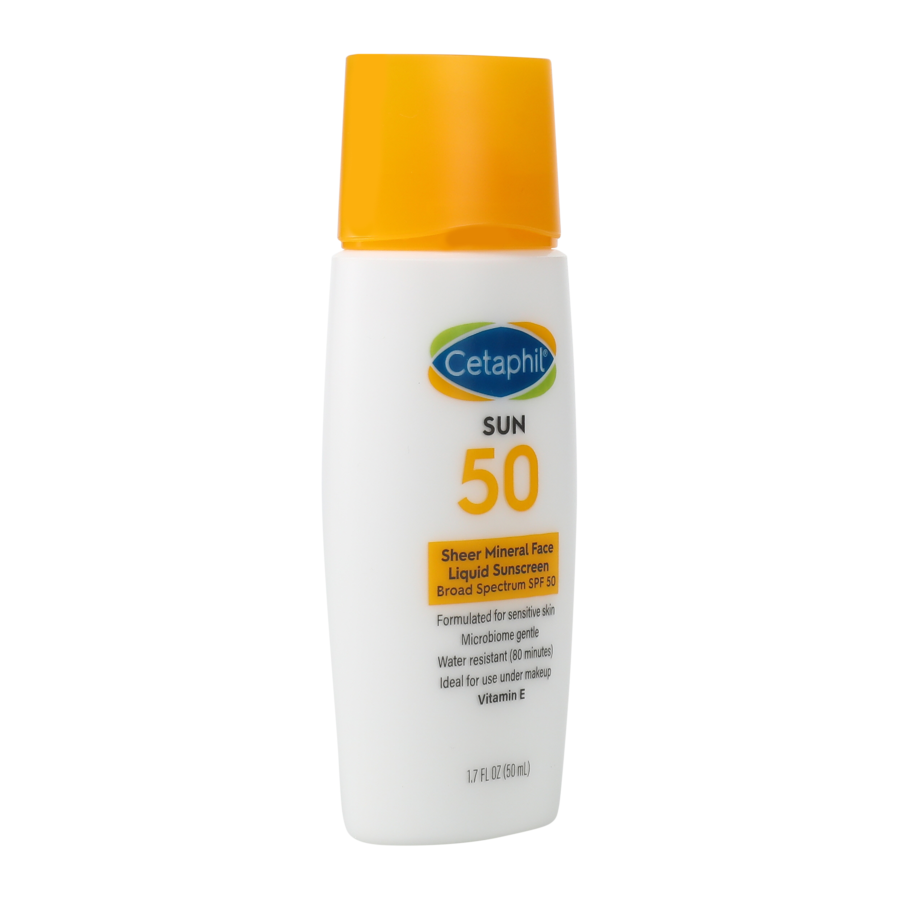 Cetaphil® Sheer Mineral Face Liquid Sunscreen SPF 50 1.7oz