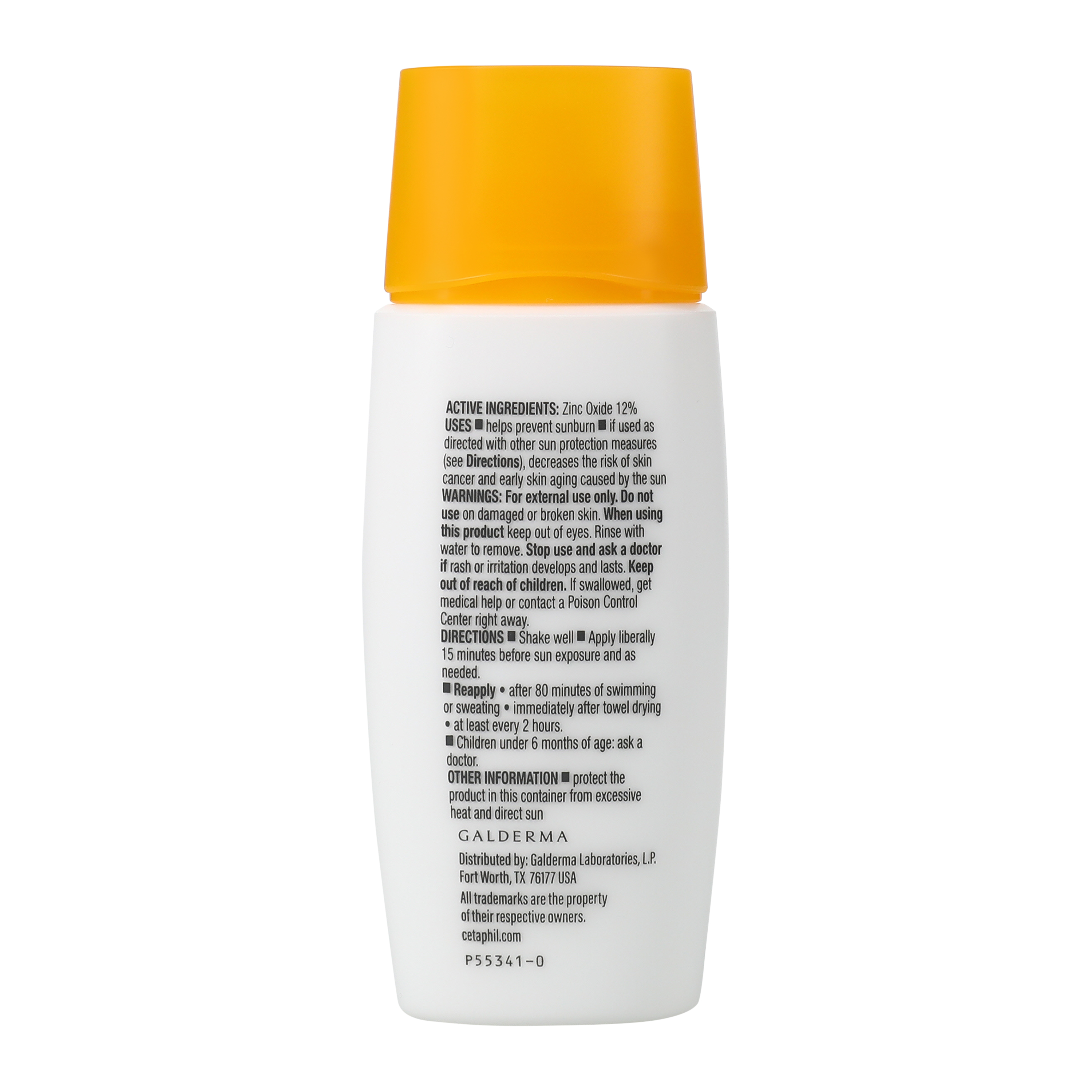 Cetaphil® Sheer Mineral Face Liquid Sunscreen SPF 50 1.7oz