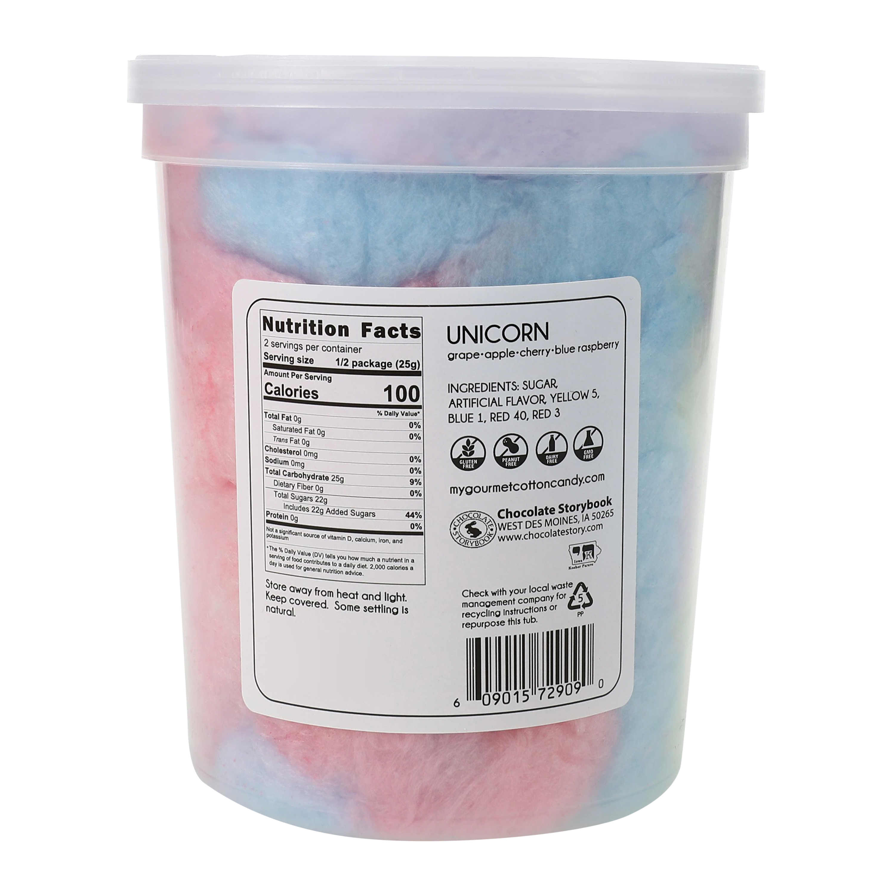 Unicorn Tails Cotton Candy 1.75oz