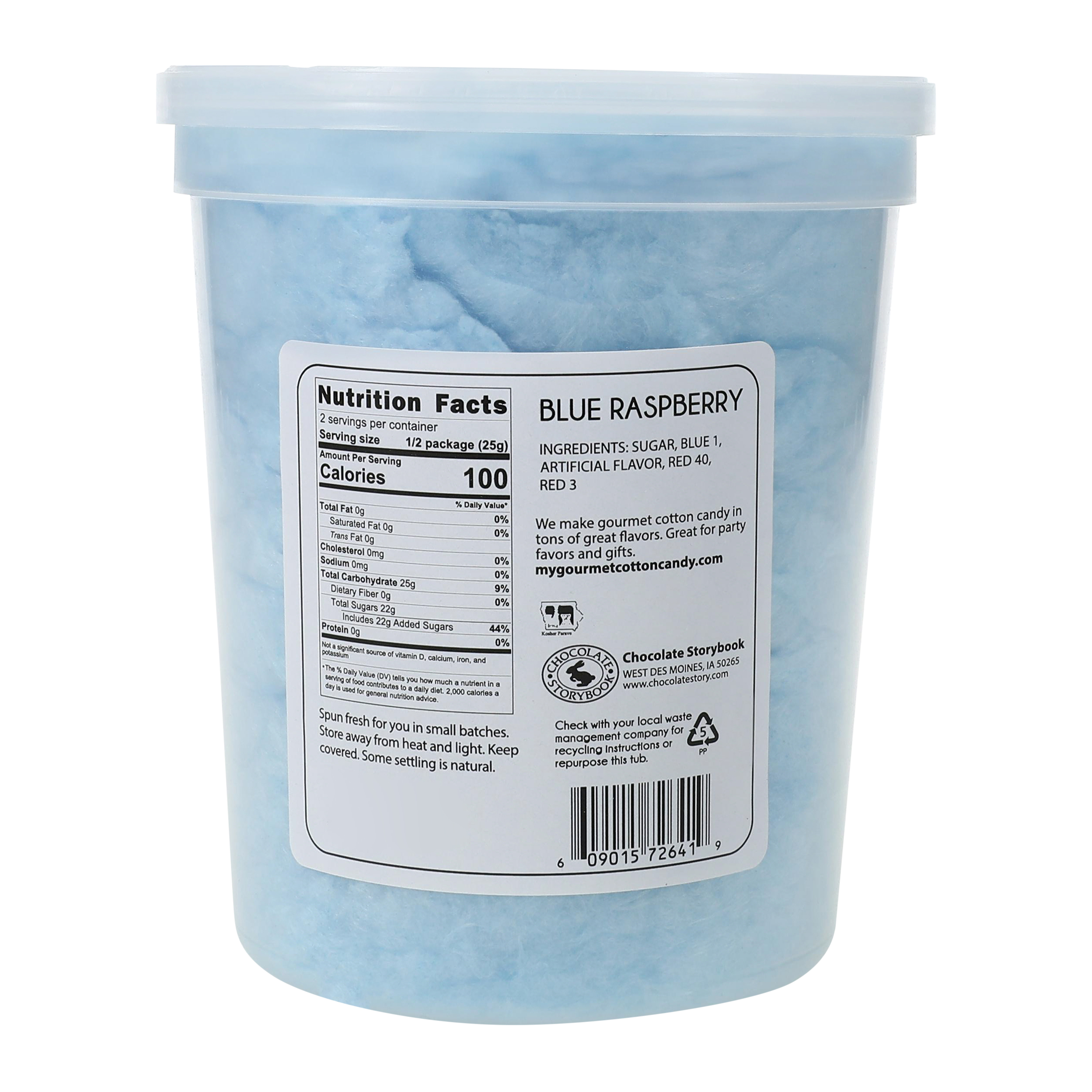 Blue Raspberry Cotton Candy 1.75oz