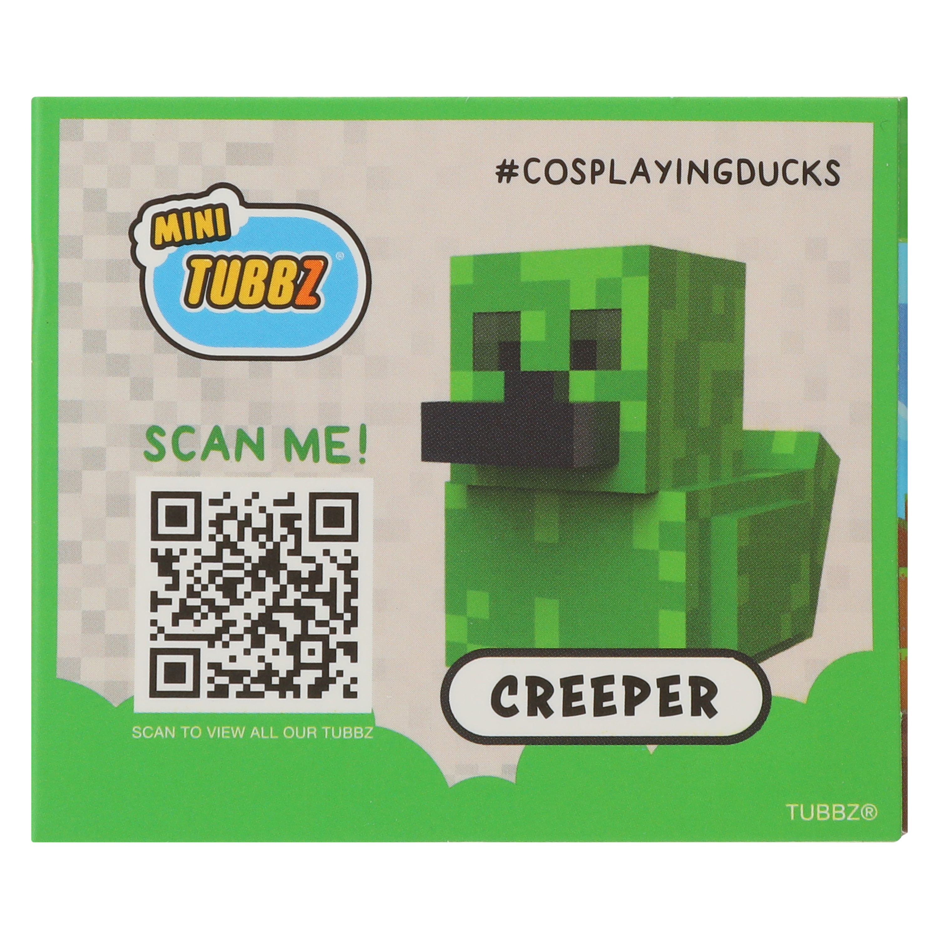 Minecraft™ Mini TUBBZ® Collectible Duck - Creeper