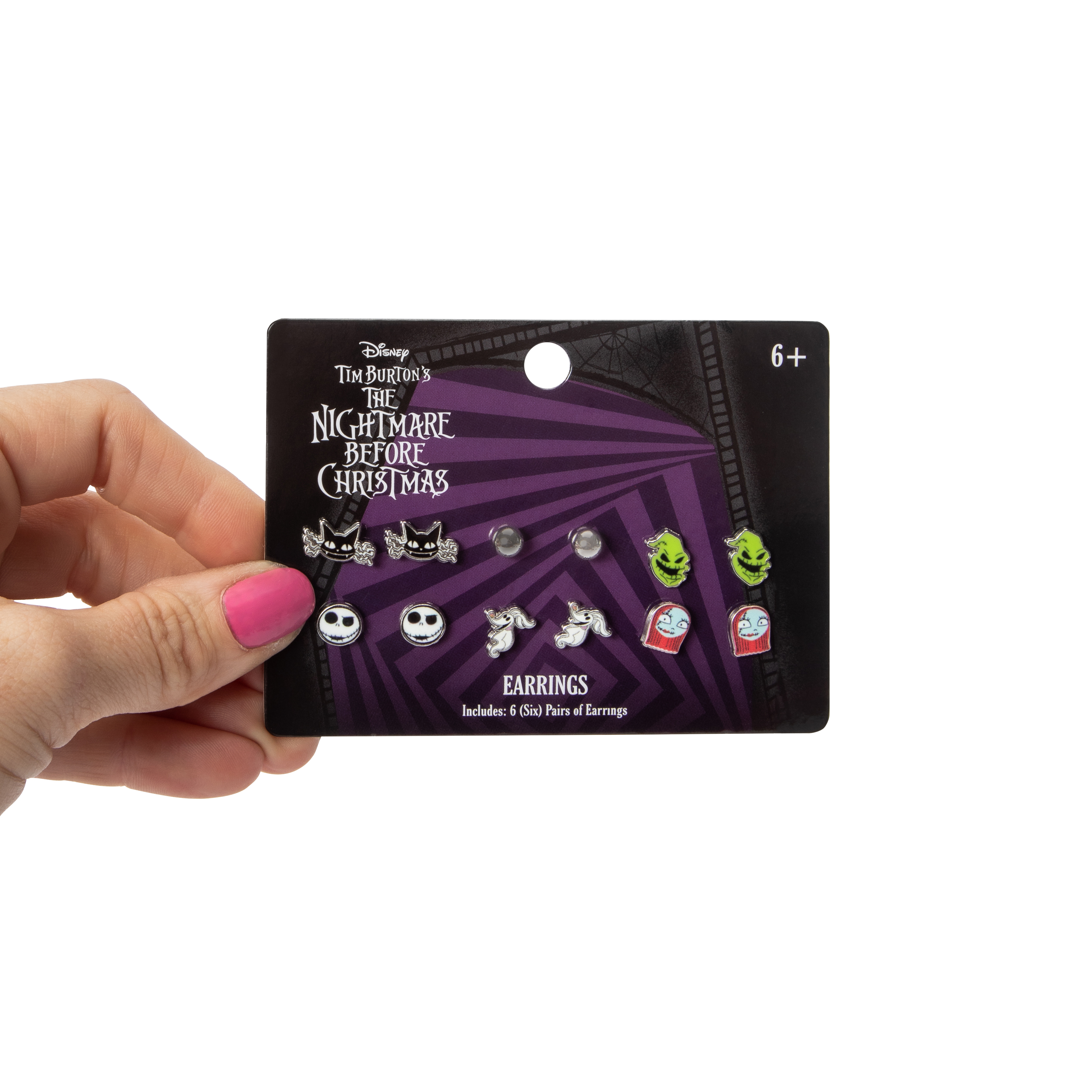 The Nightmare Before Christmas Earrings, 6 Pairs