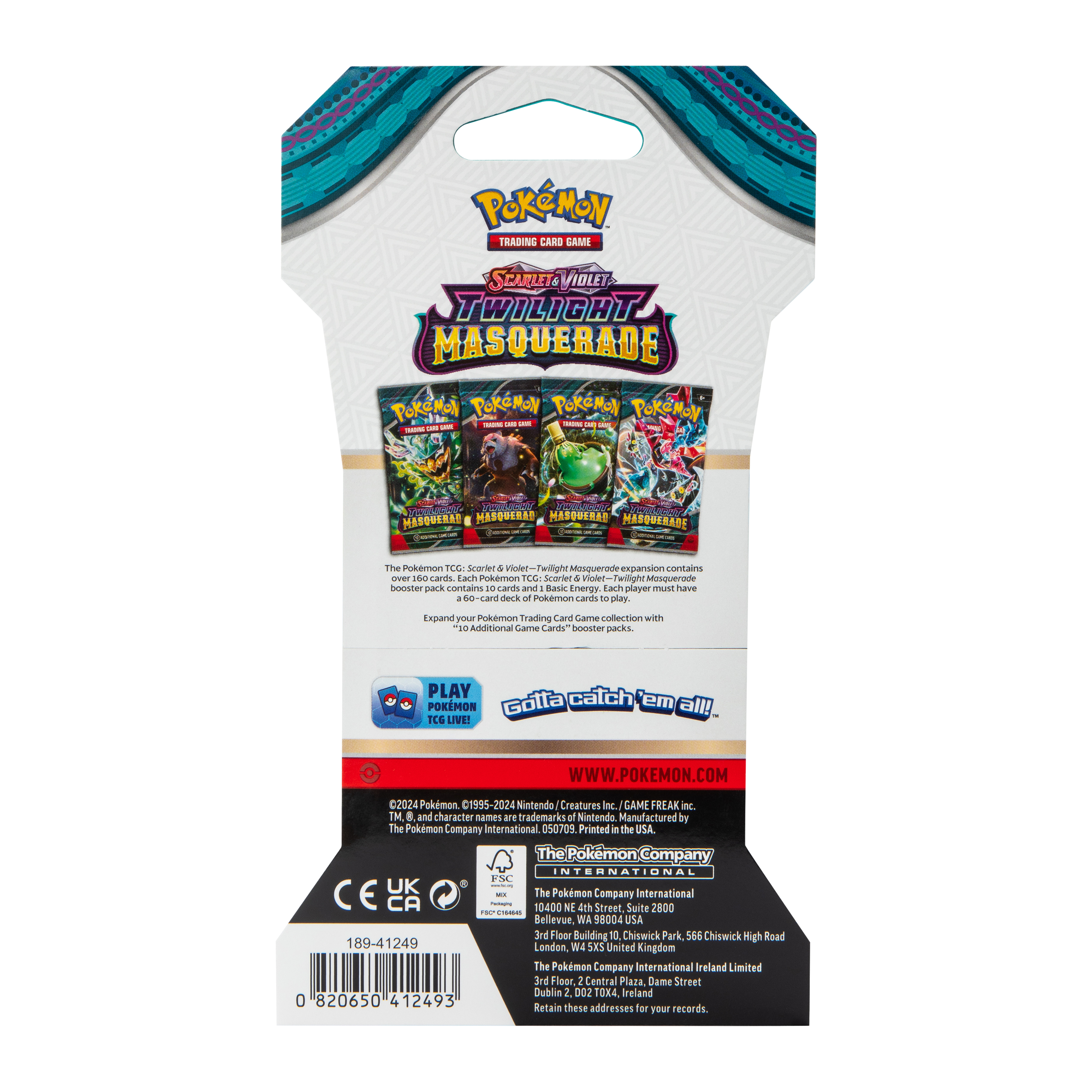 Pokemon™ TCG: Scarlet & Violet Twilight Masquerade Booster Pack