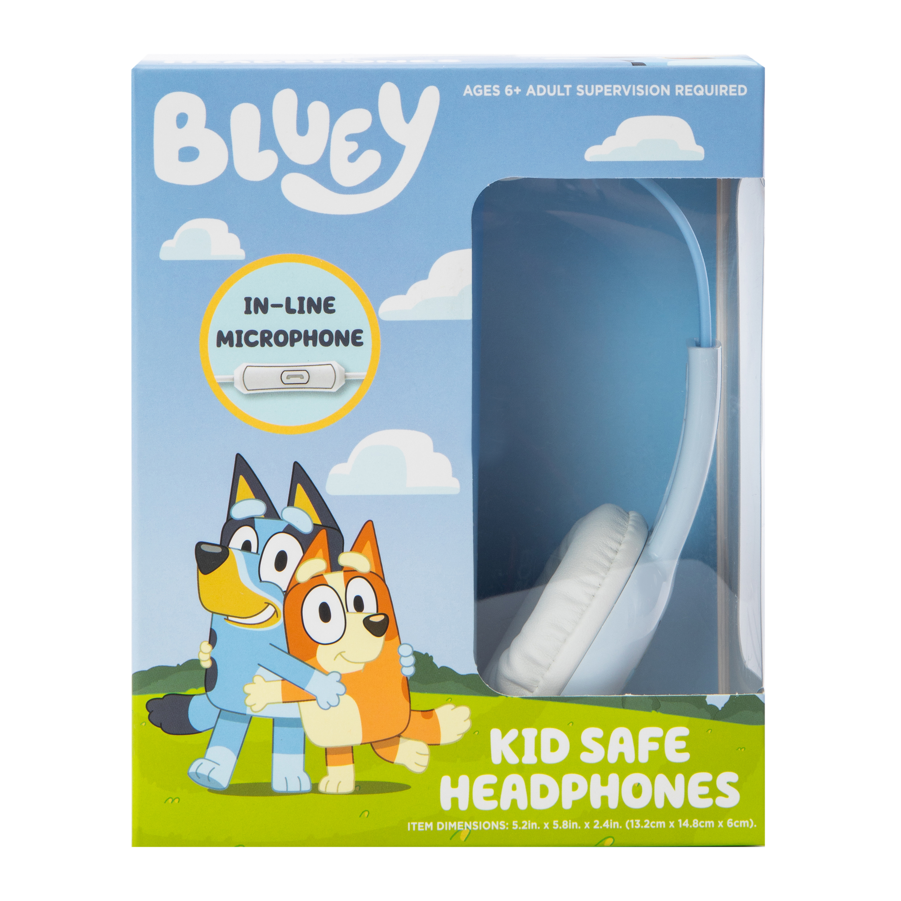 Bluey™ Kid-Safe Headphones With Mic