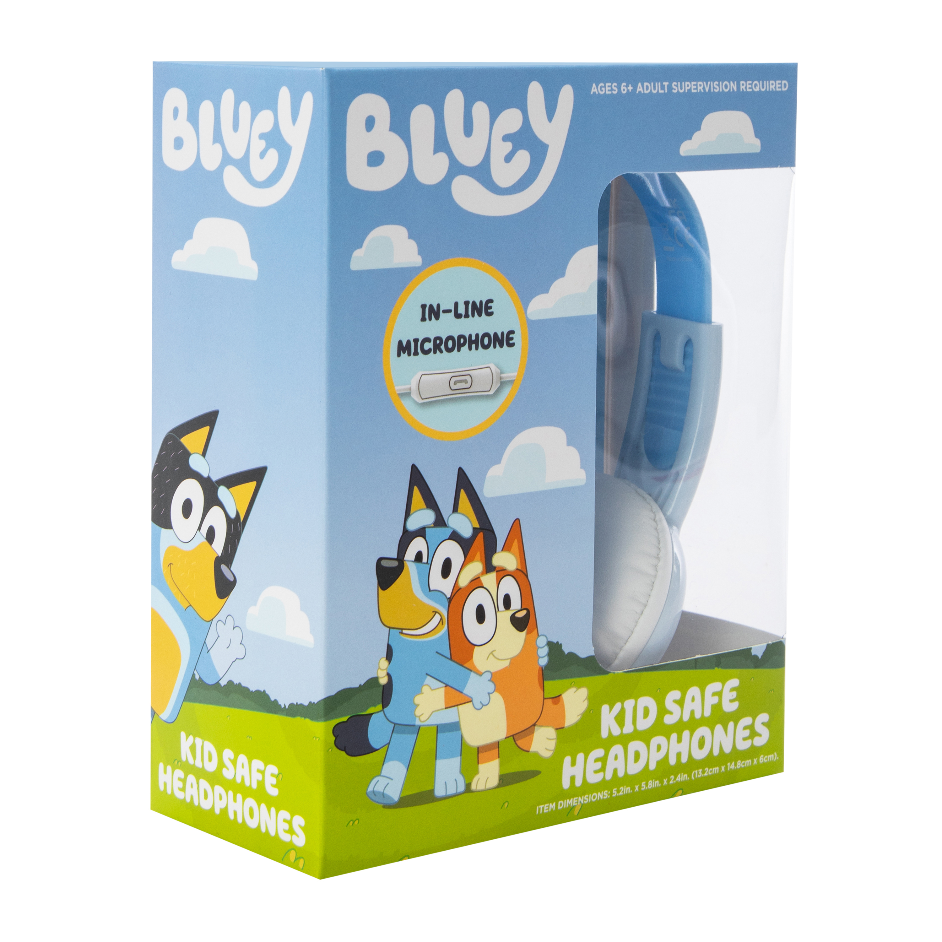 Bluey™ Kid-Safe Headphones With Mic