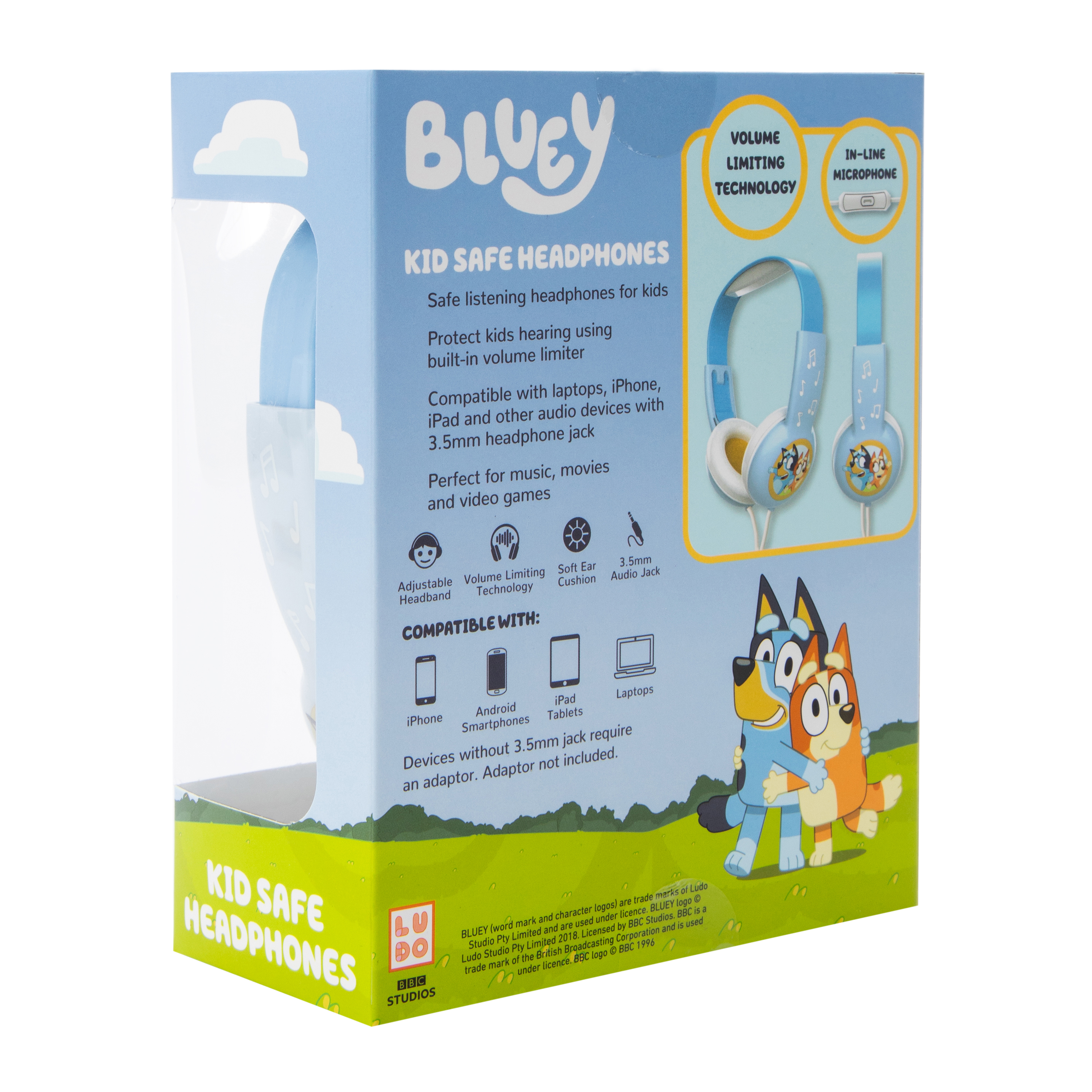 Bluey™ Kid-Safe Headphones With Mic