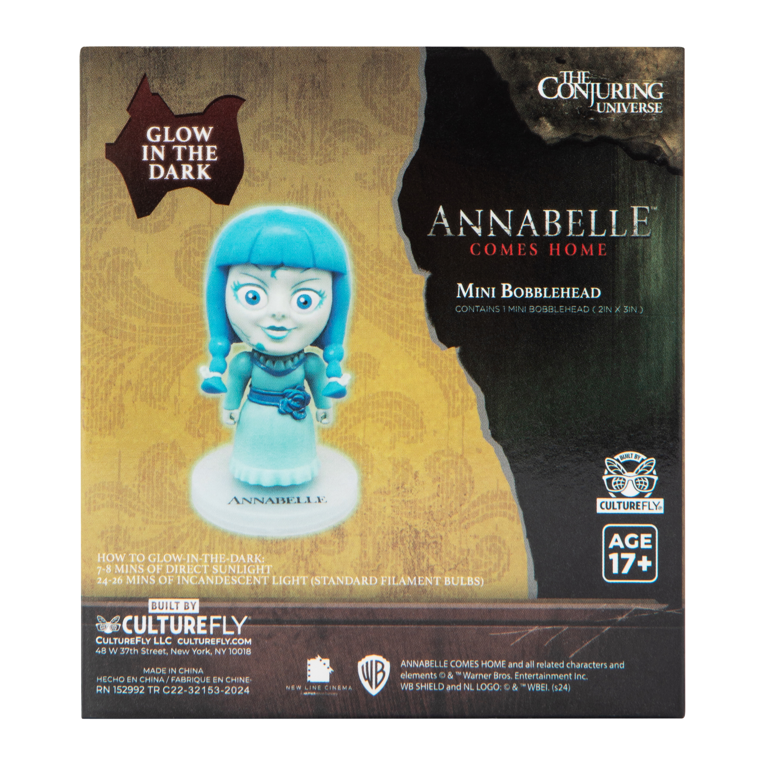 Glow The Dark Horror Mini Bobblehead