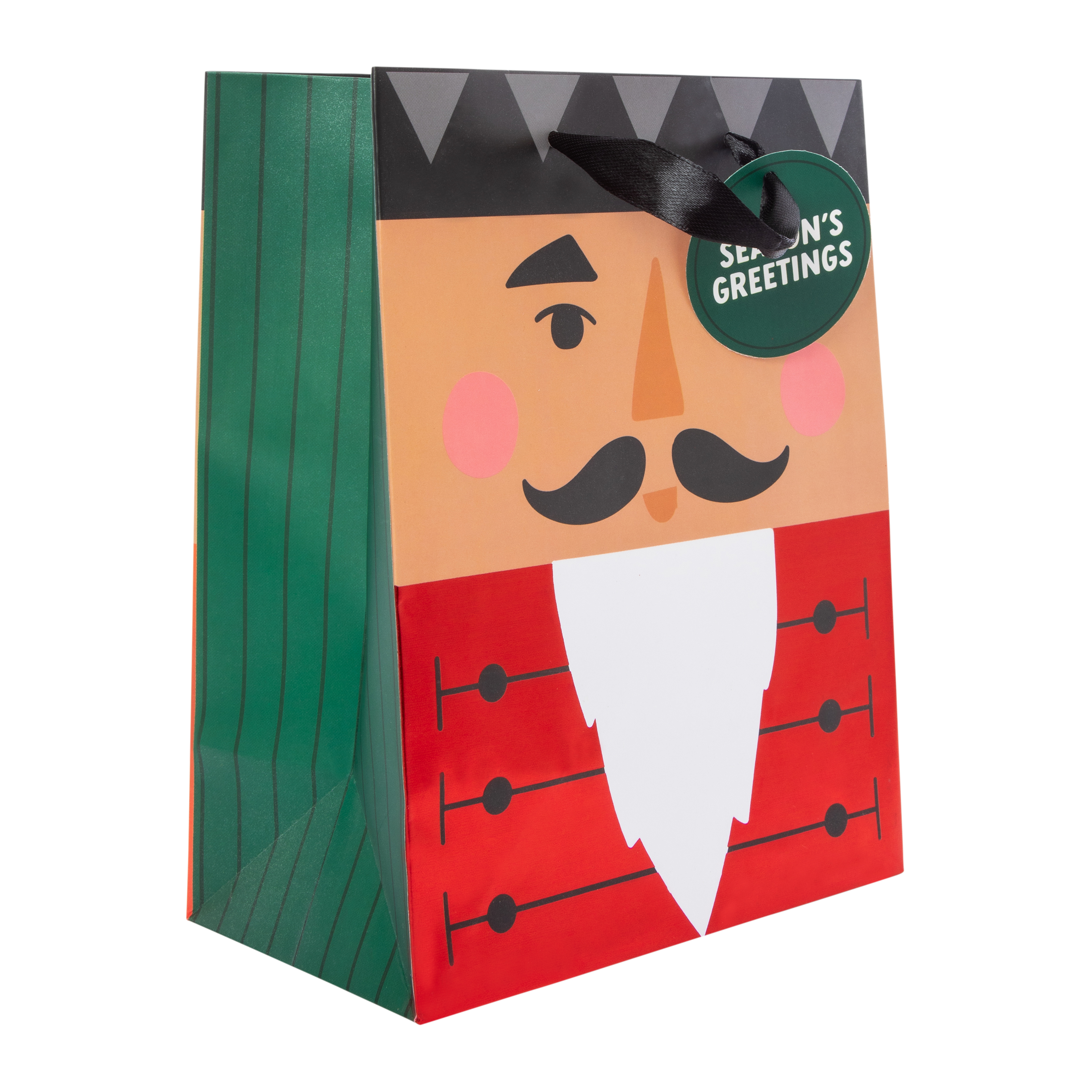 Nutcracker Christmas Gift Bag