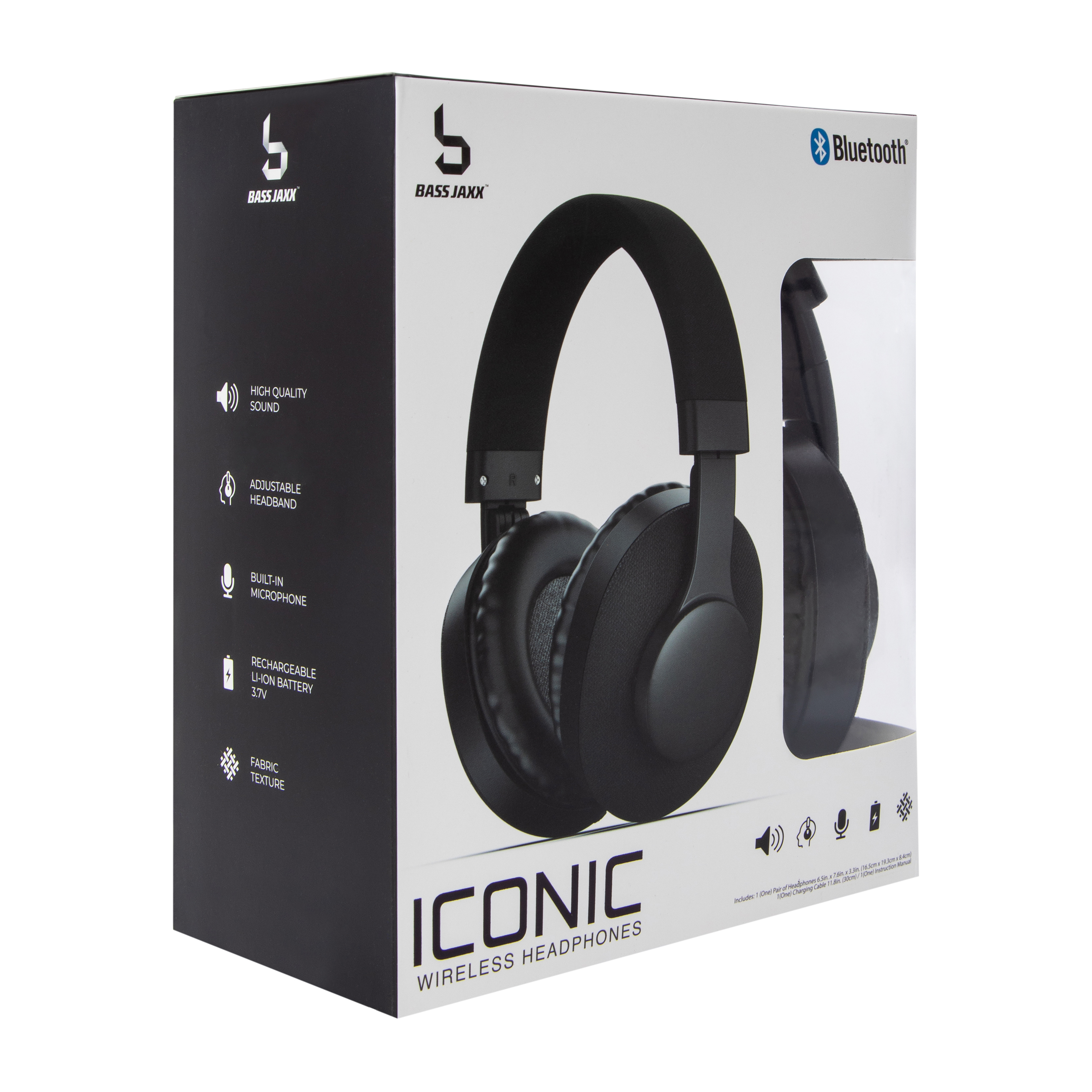 Bass Jaxx™ Iconic Wireless Bluetooth® Headphones | Five Below