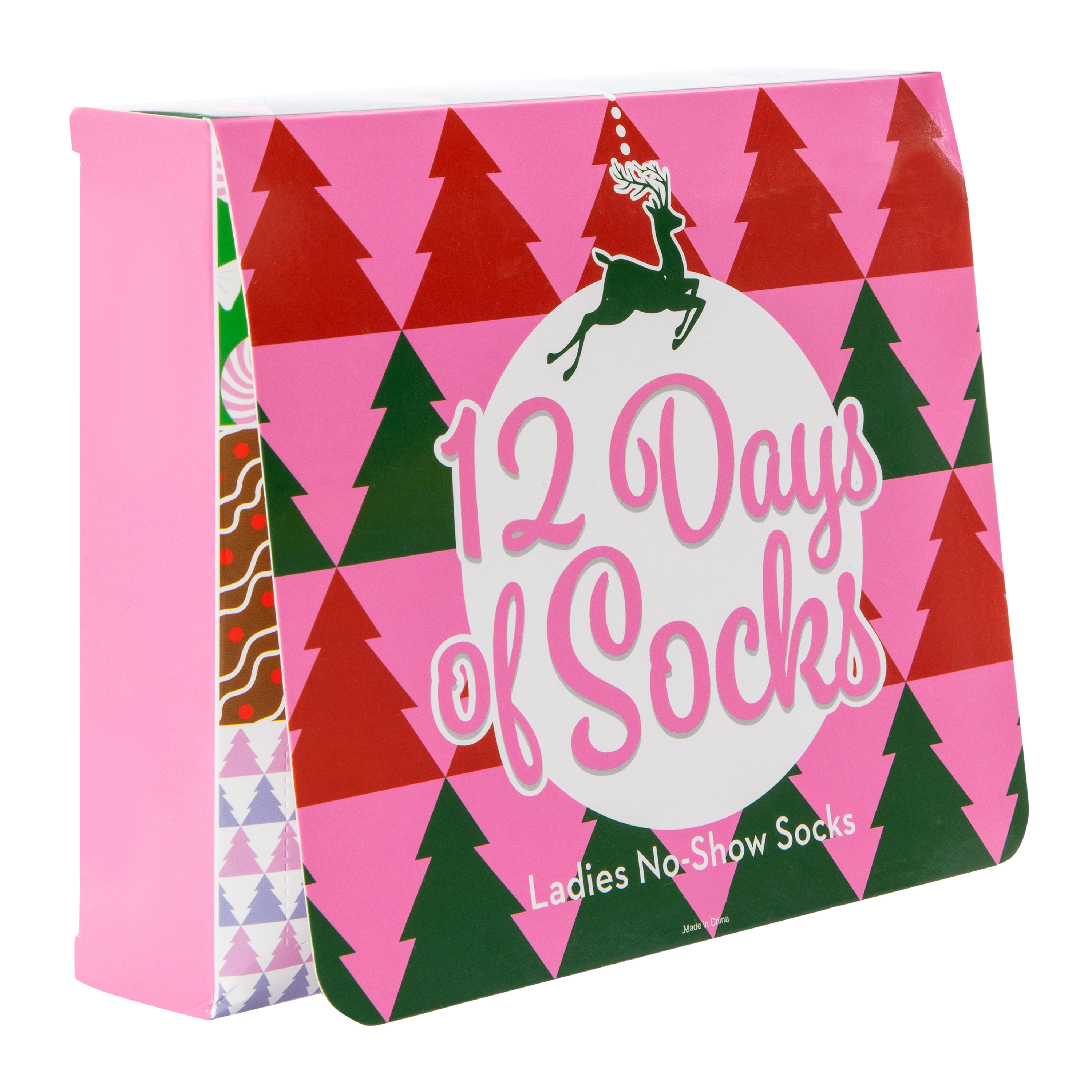 Ladies No-Show 12 Days Of Socks