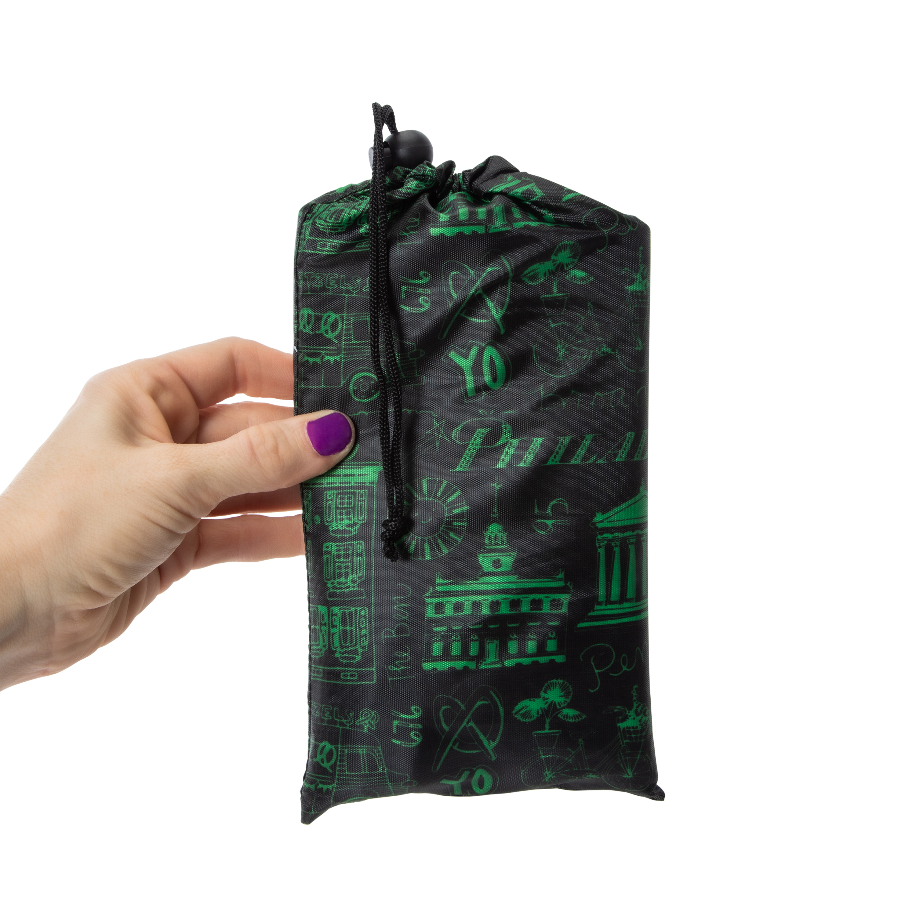 Philadelphia Rain Poncho With Travel Pouch