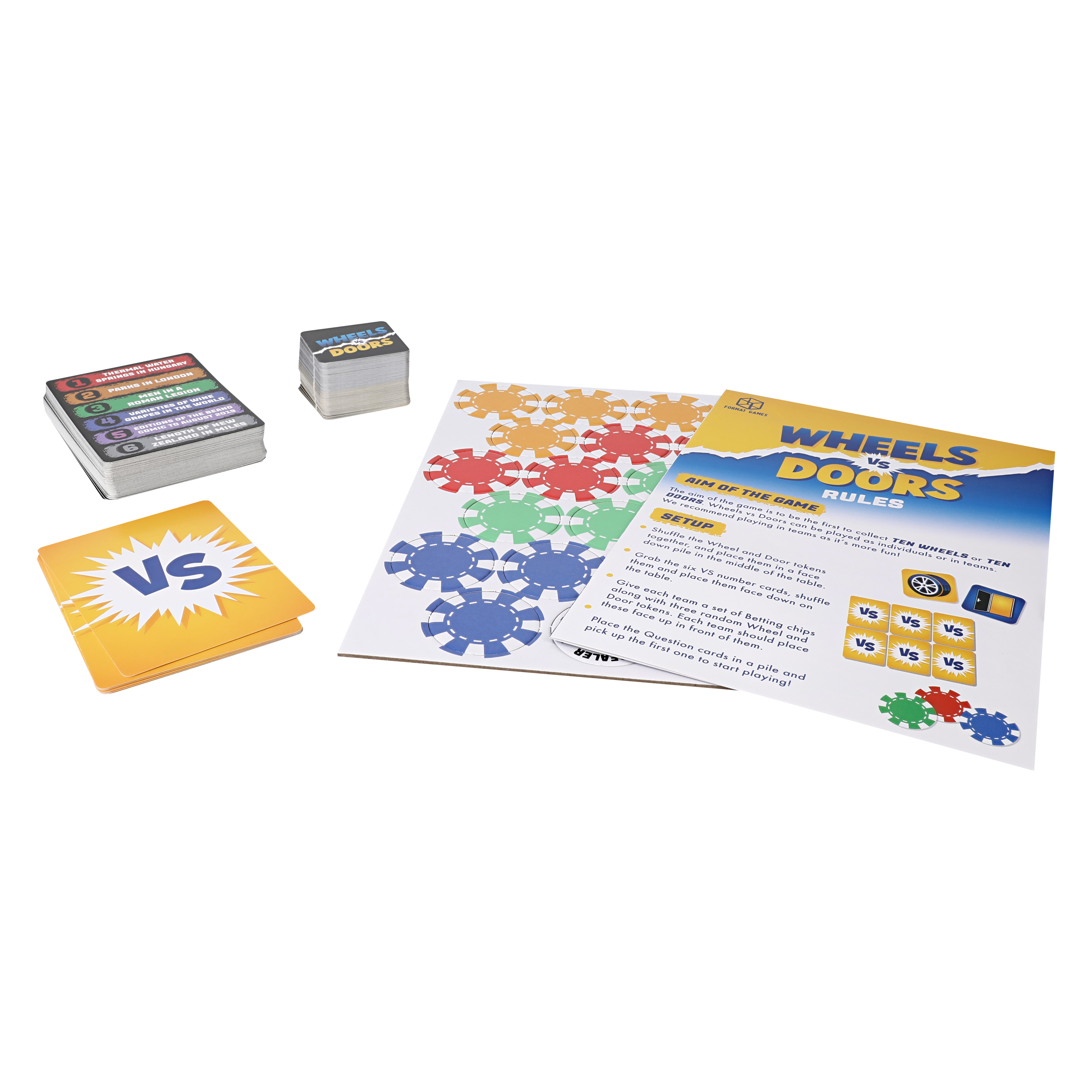 Format Games Wheels vs Doors Board Game