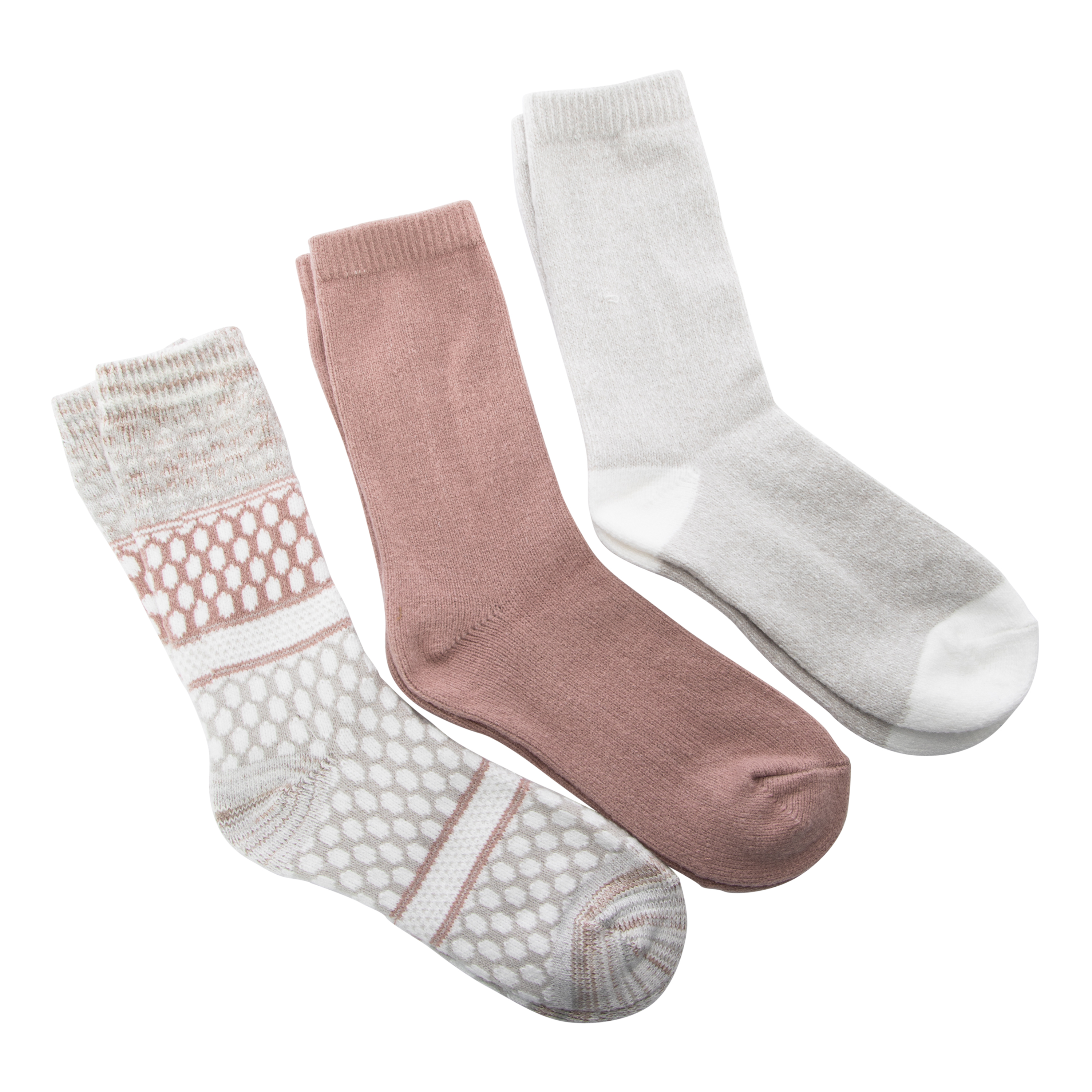 Super-Soft Assorted Crew Socks 3-Pack