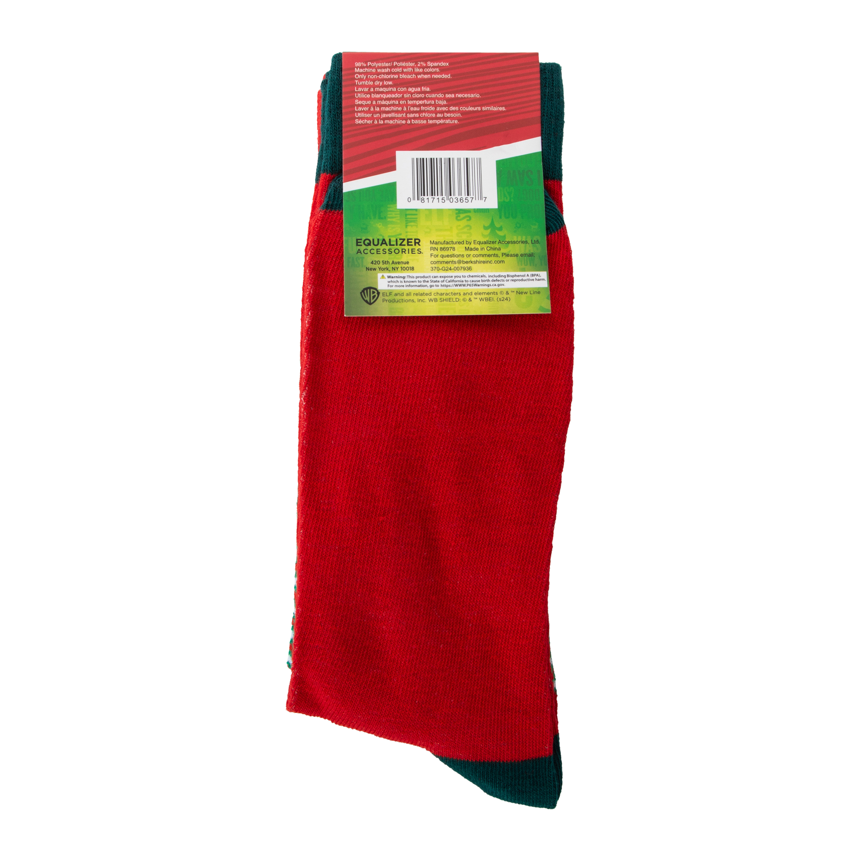 Elf Crew Socks 2-Pairs
