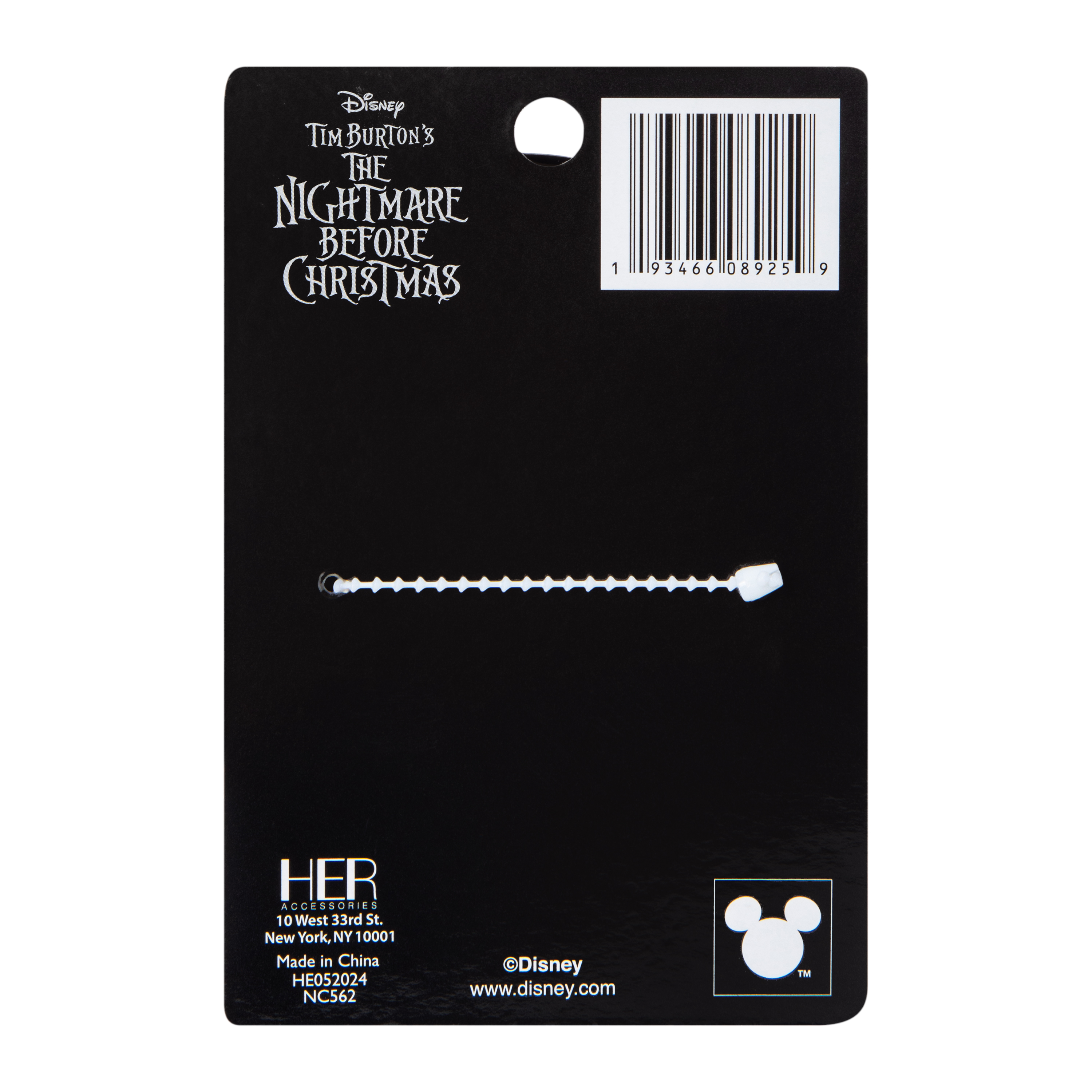 Disney Tim Burton's The Nightmare Before Christmas Claw Clip