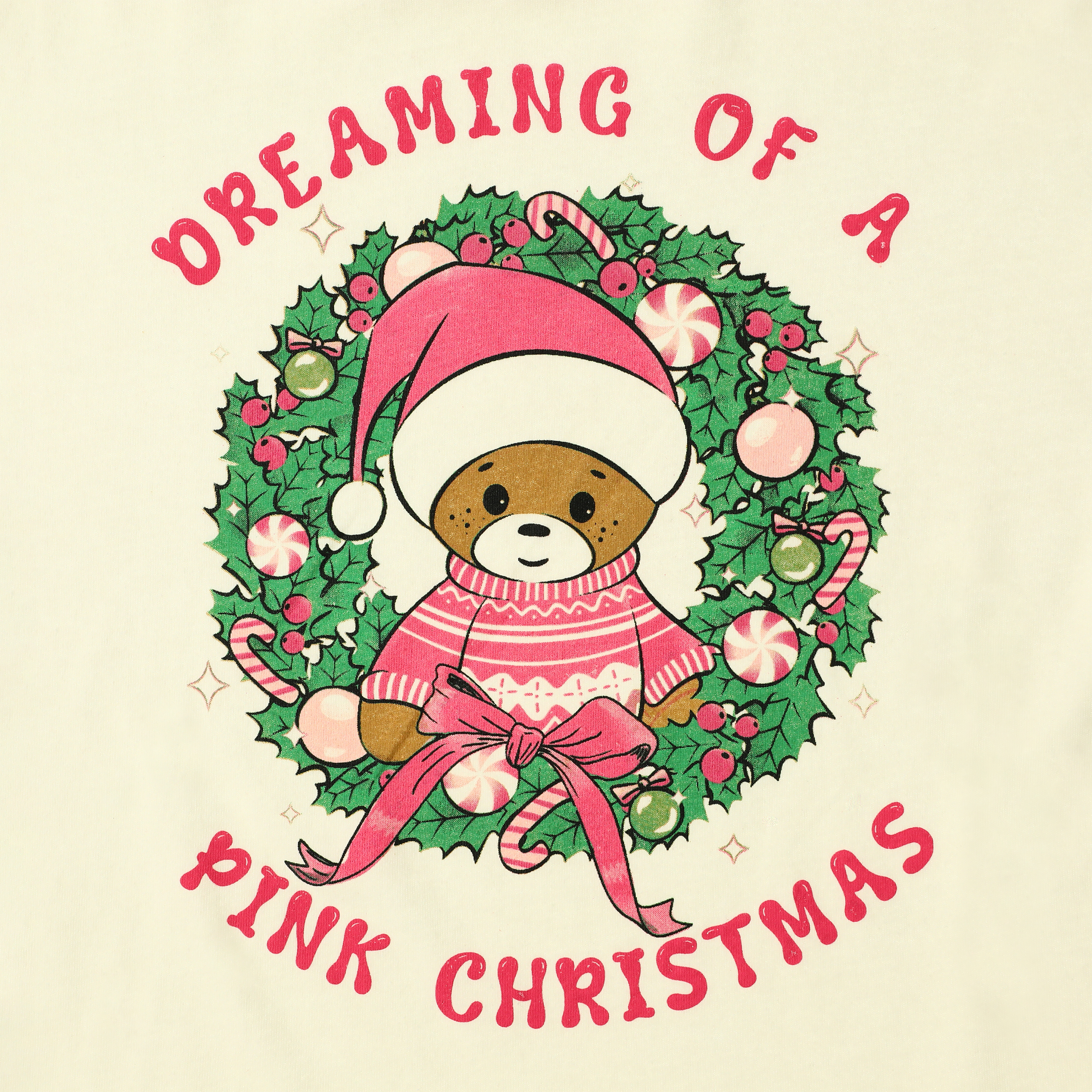 Dreaming Of A Pink Christmas' Graphic Tee