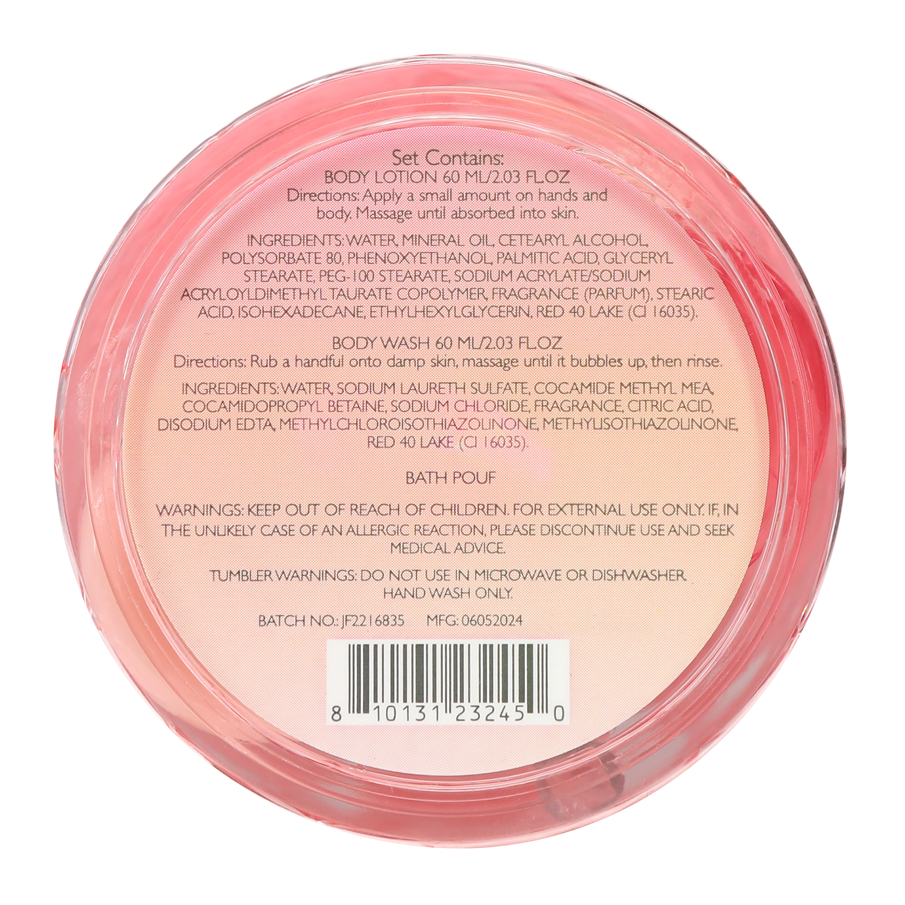 Pink Tumbler Gift Set, 3-Piece