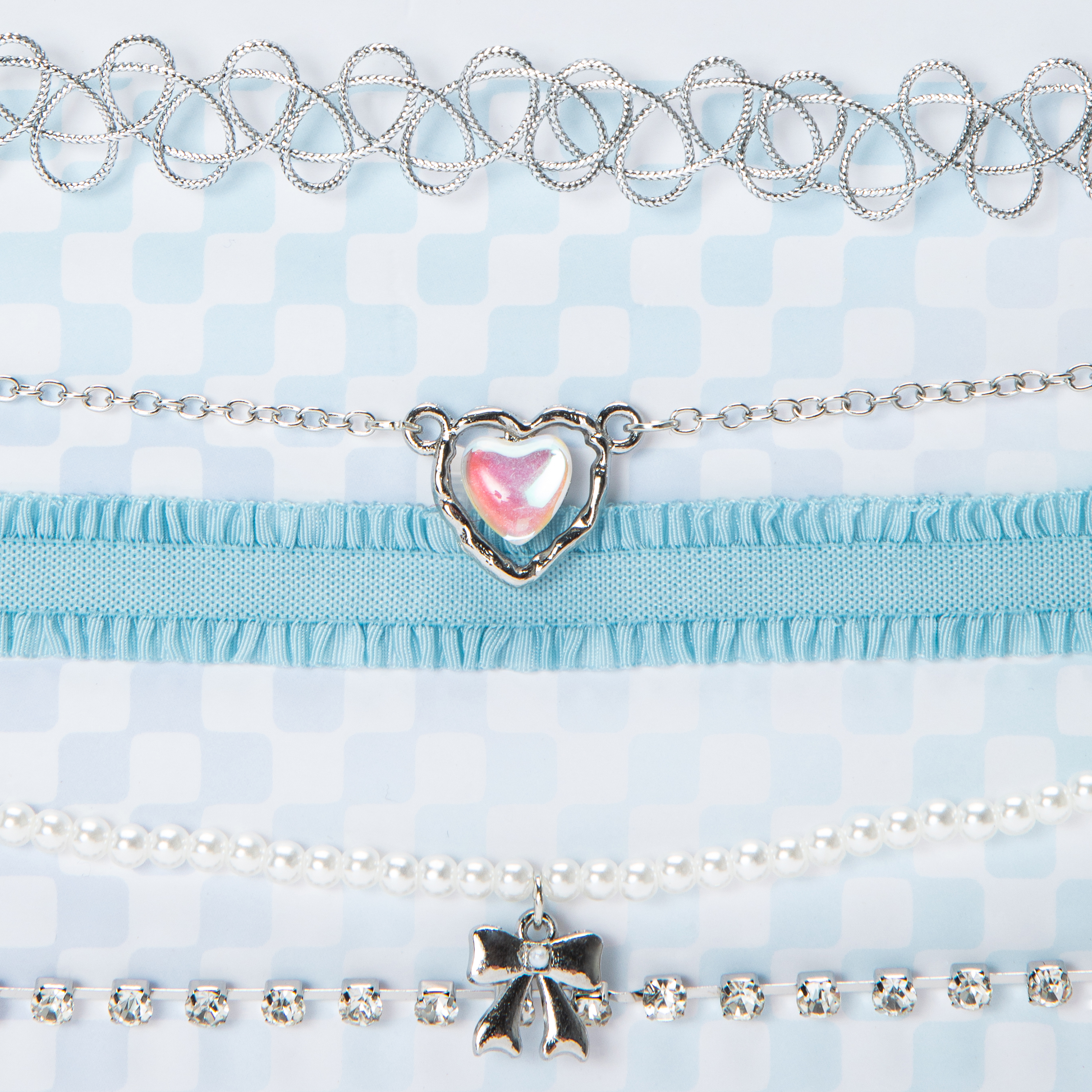 Multi-Pack Choker Necklaces 5-Count