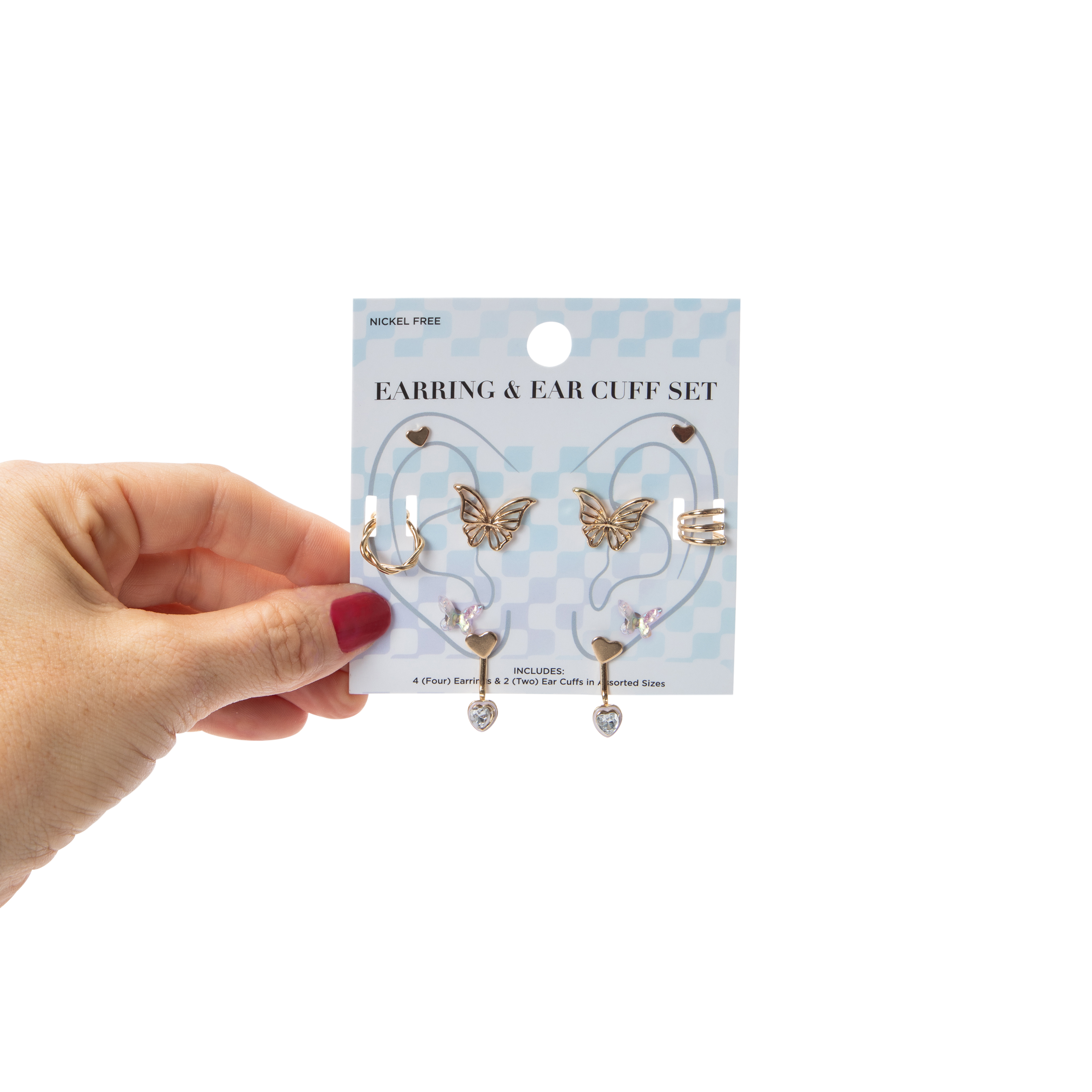 Earring & Ear Cuff Set 6-Pack