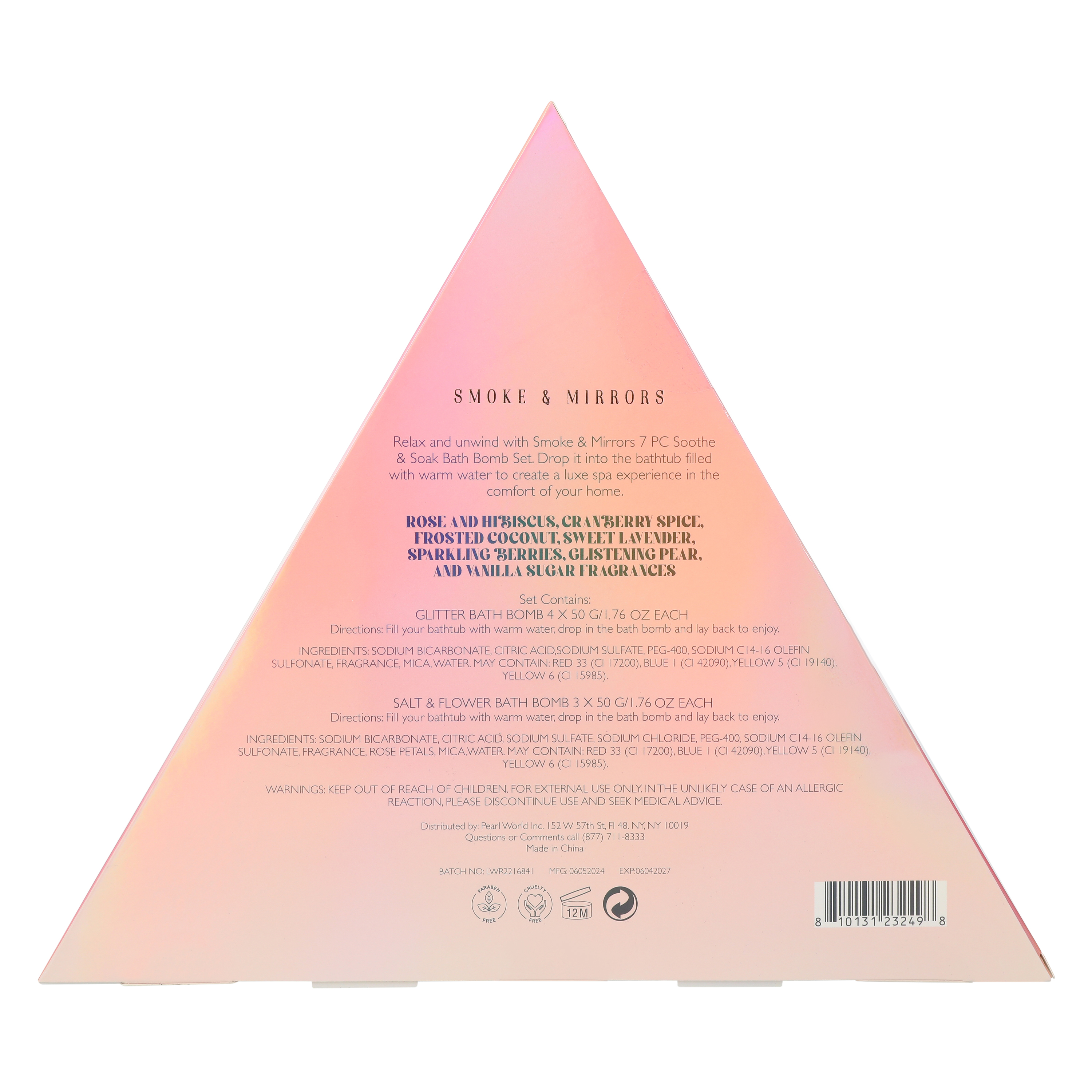 Soothe & Soak Bath Bomb Set 7-Count