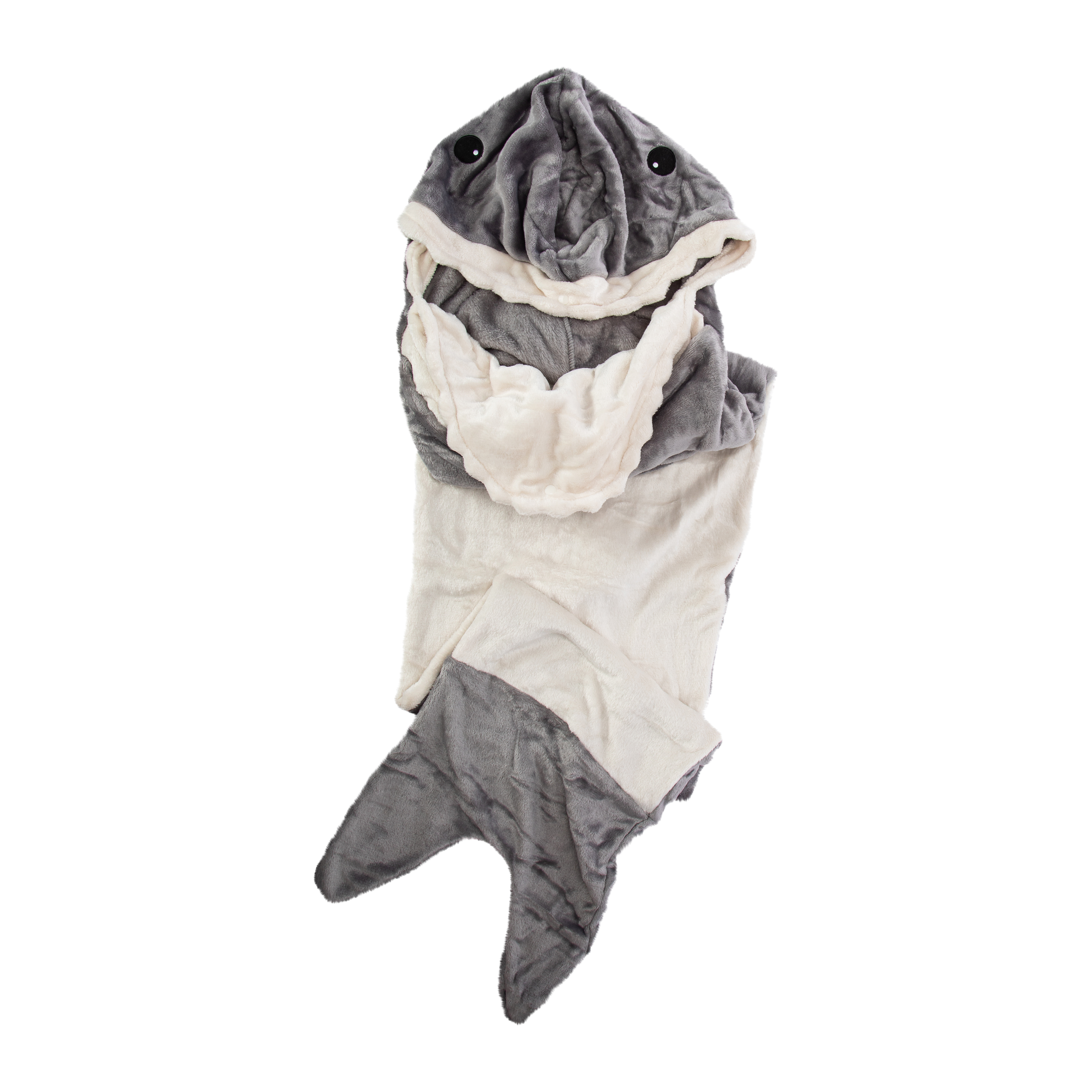 Shark Wearable Character Blanket 53.5in x 76in - XL Adult